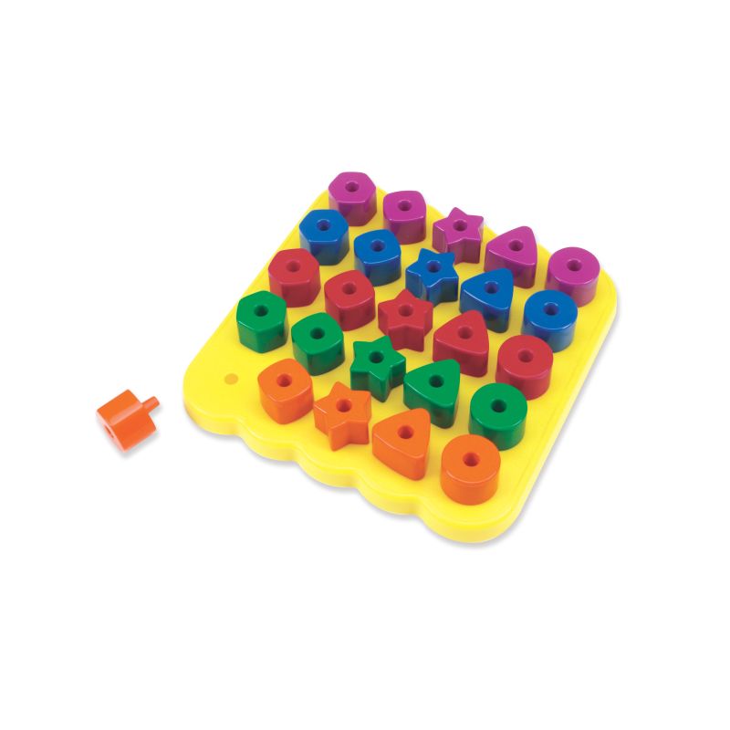 Stacking Shapes Pegboard Activity Set