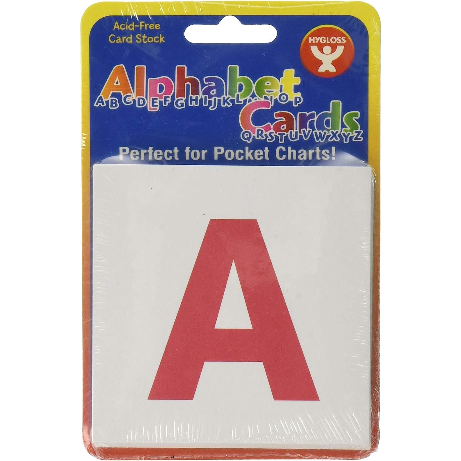 Alpha Cards 60, Combo Pack of Upper & Lower Case  3"x3"