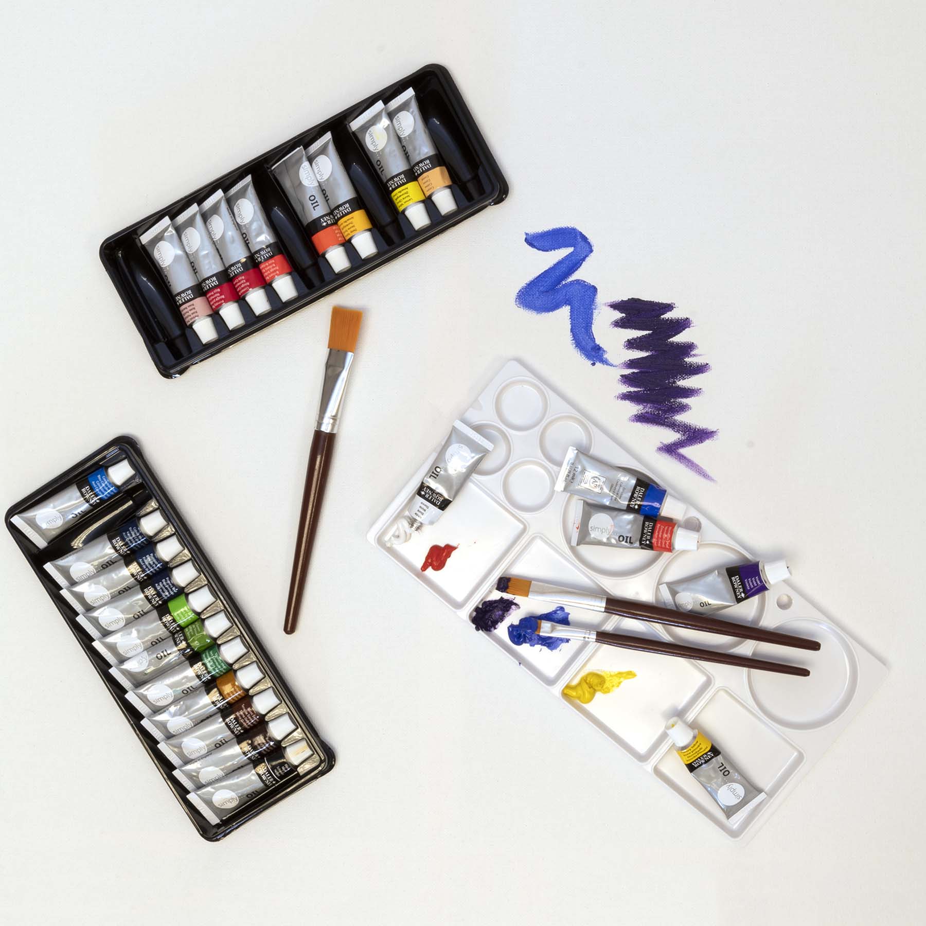 Simply... Oil Paint Set, Assorted Colors, 12ml, 6 Pieces