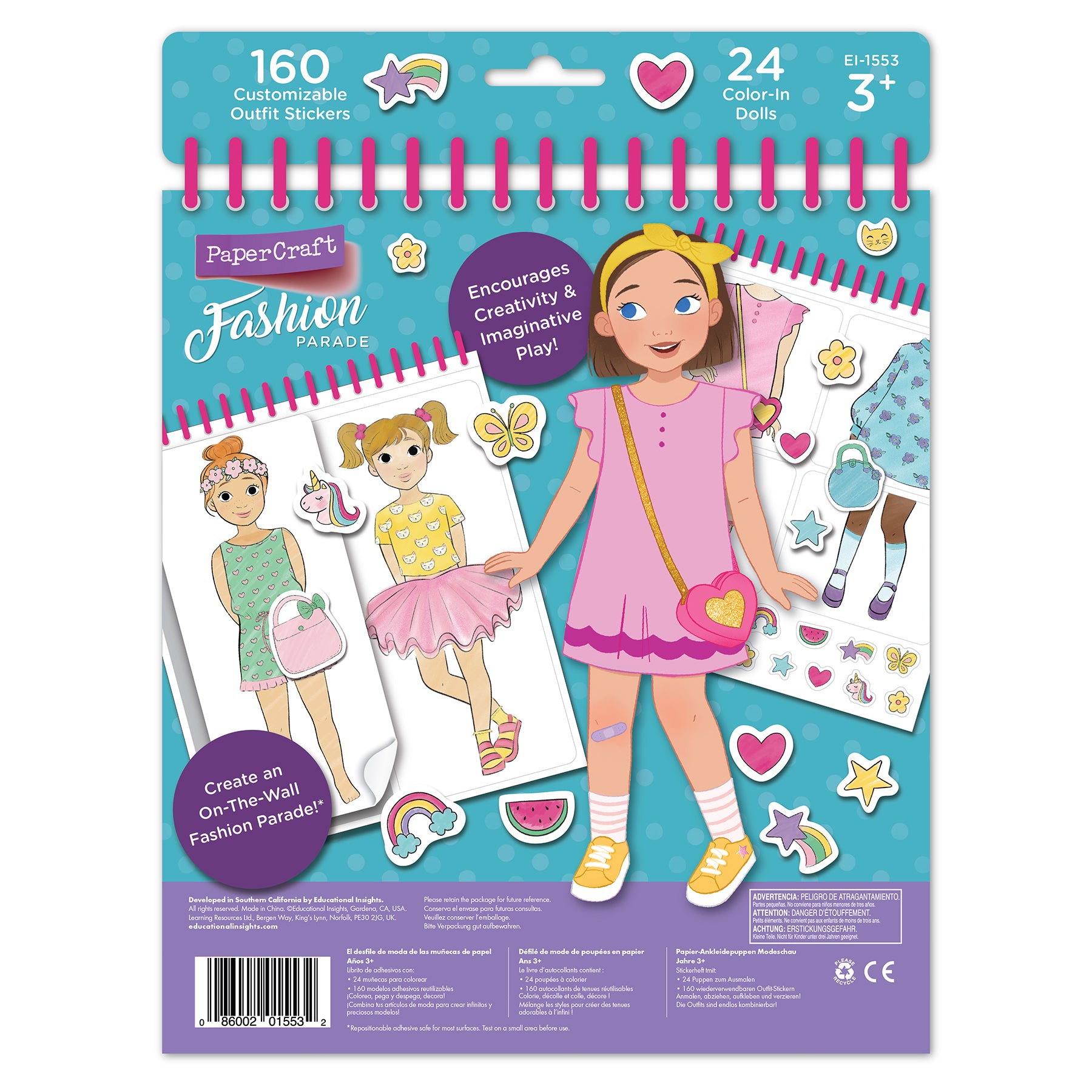 PaperCraft Fashion Parade Paper Dolls
