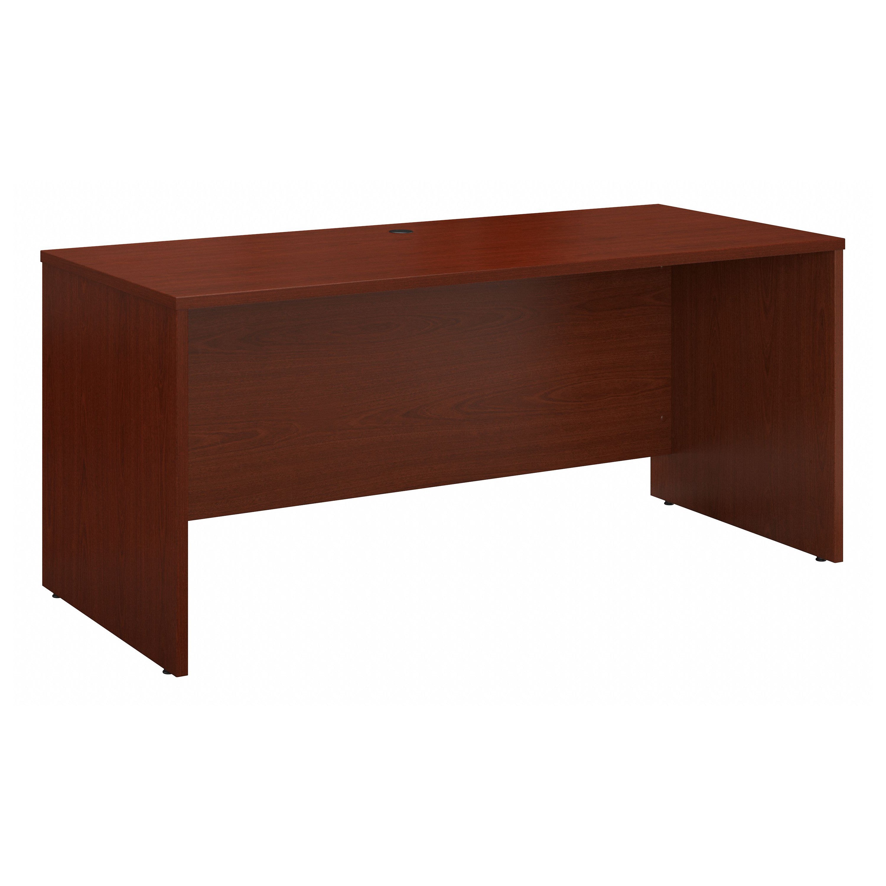 Bush Business Furniture Series C 60W x 24D Credenza Desk in Mahogany - 59.45" Width x 23.35" Depth x 29.84" Height
