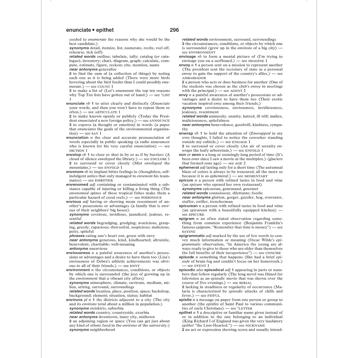 Merriam-Webster's Intermediate Thesaurus