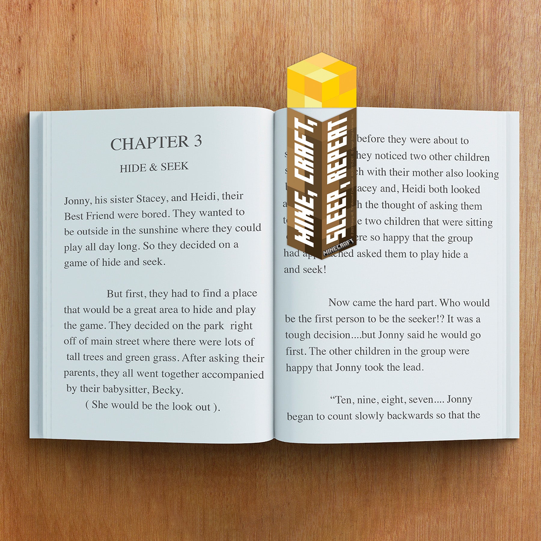 Minecraft Bookmark, Pack of 36