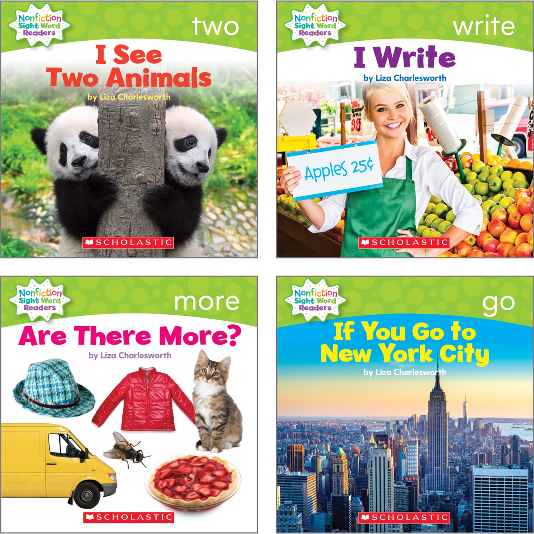 Nonfiction Sight Word Readers Classroom Tub, Level C, 6 Copies of 25 Titles