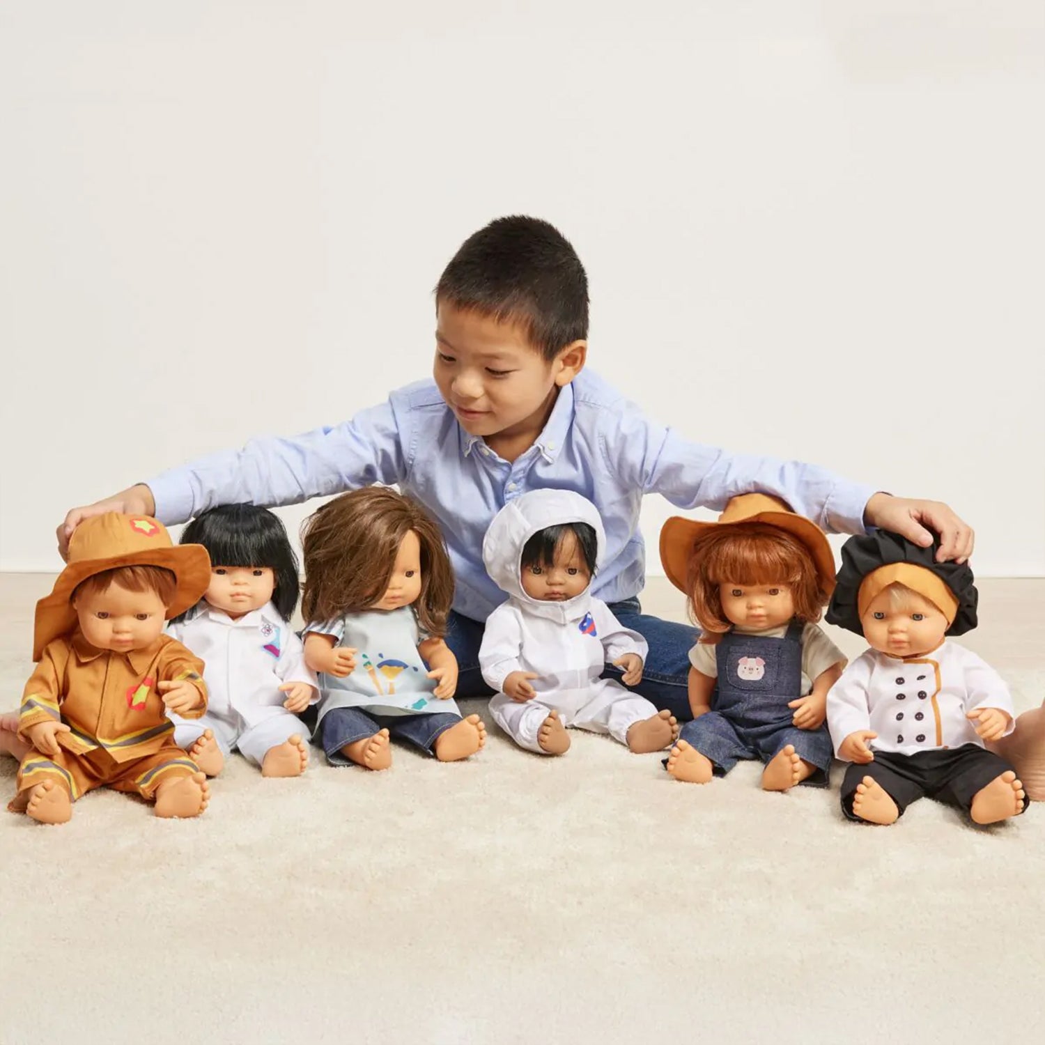 Doll Clothing Set, 15", Set of 6 Professions