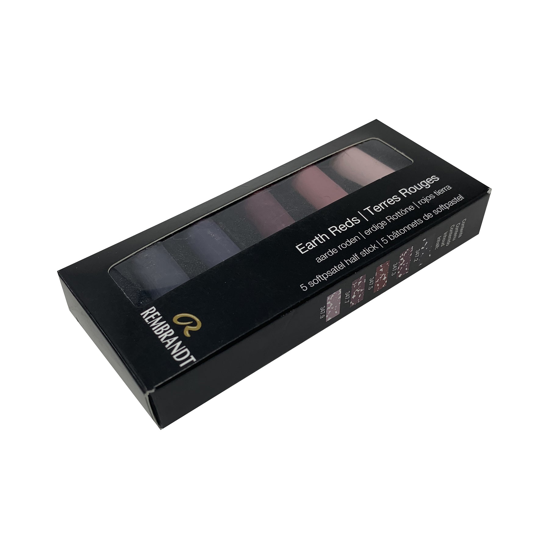Soft Pastels Micro Sets, 5 Half Sticks, Earth Reds