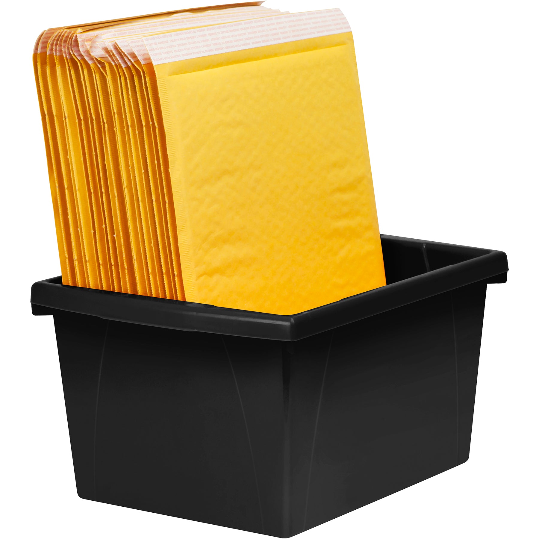 Small Classroom Storage Bin, Black