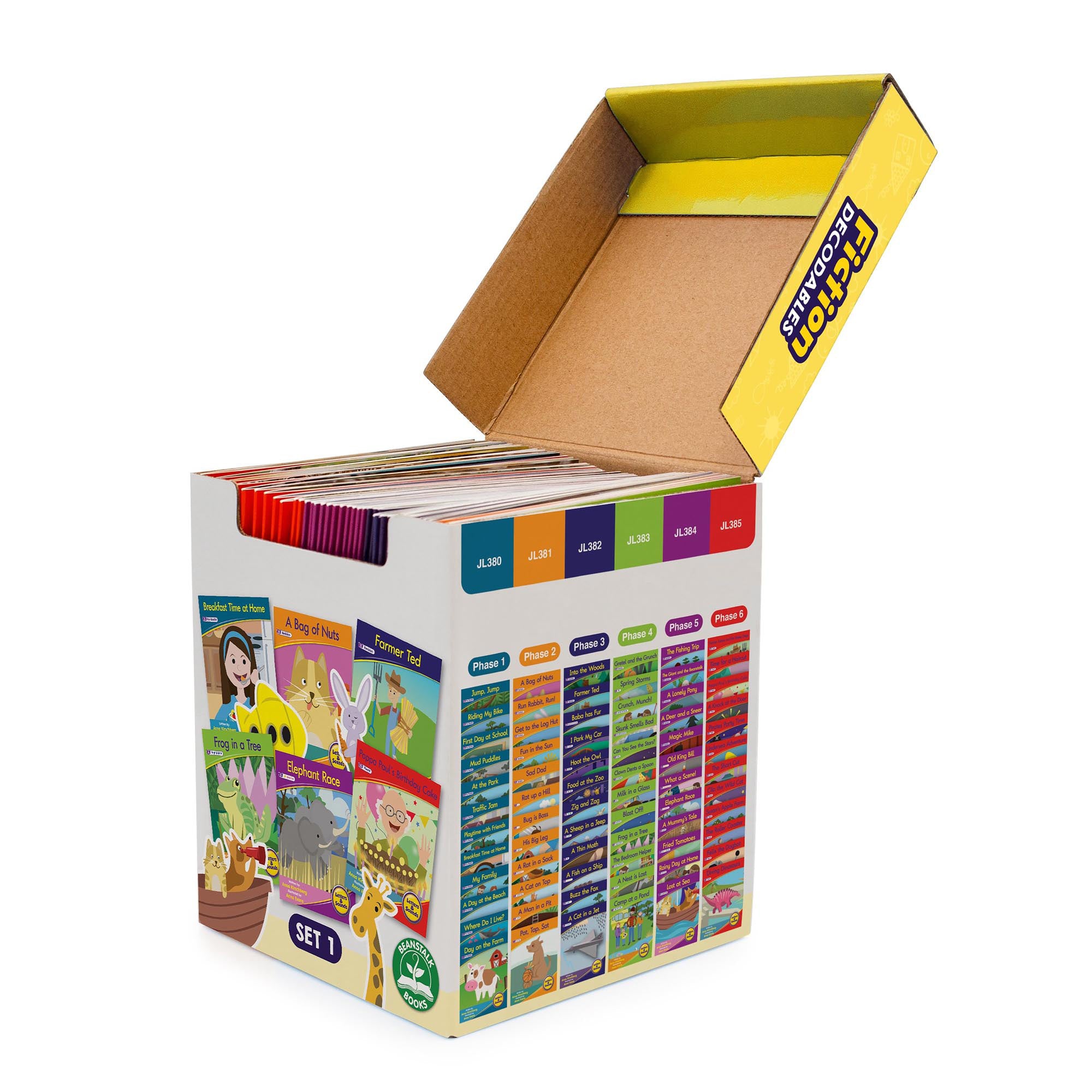Letters & Sounds Fiction Decodables Boxed Set, Set 1