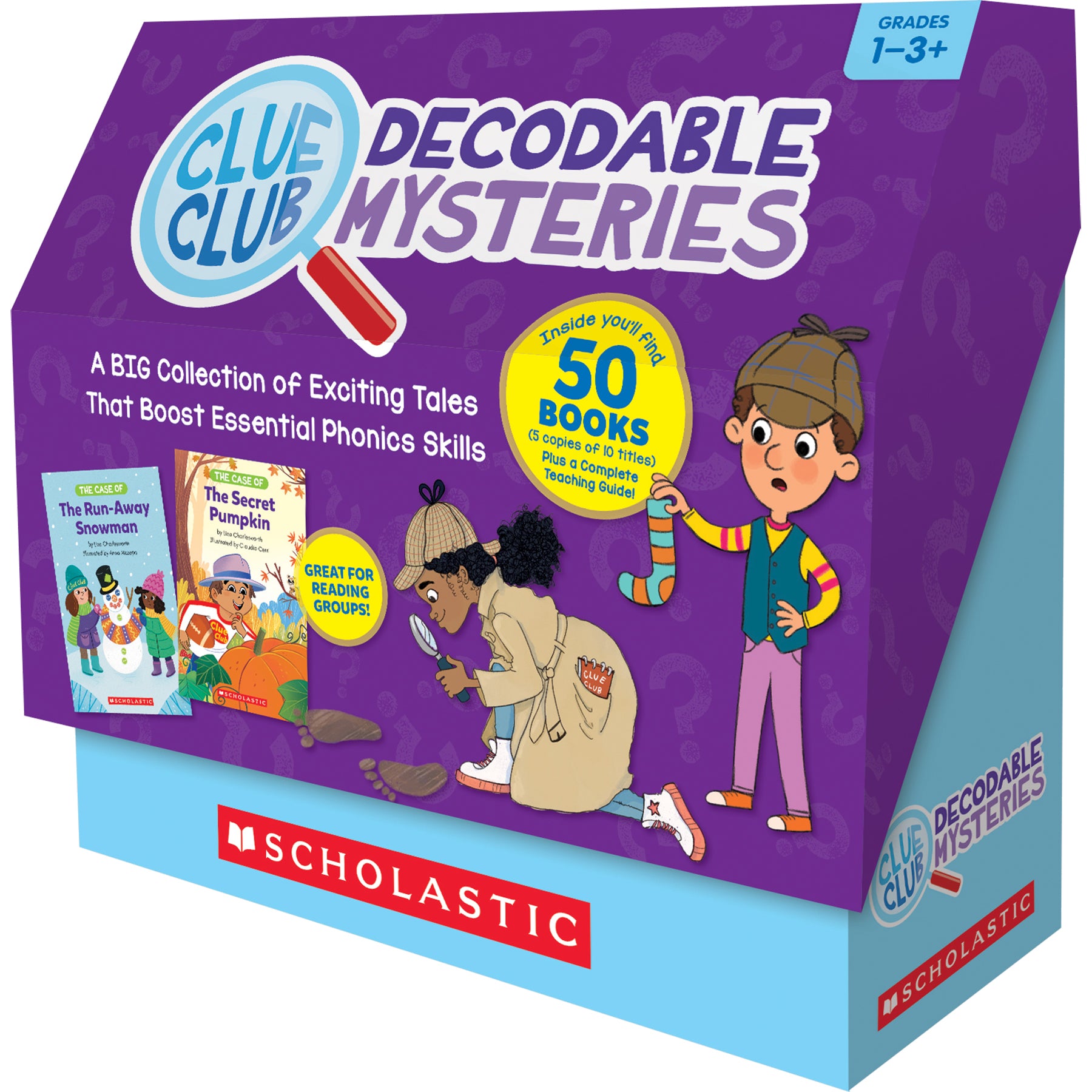 Clue Club Decodable Mysteries, Multi-Copy Set, 50 Books