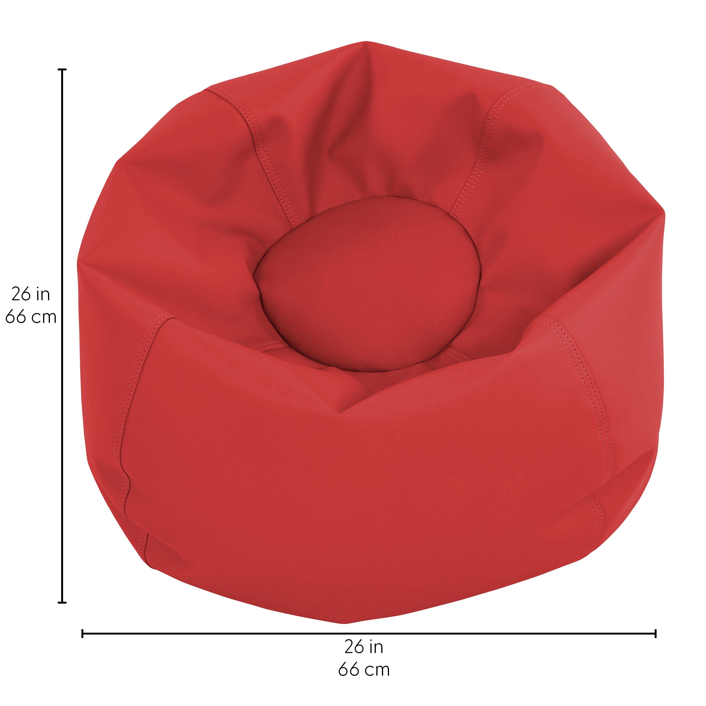 SoftScape Classic 26" Junior Bean Bag - Red