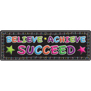 The Original Fun Mat™, Mat Runner, 15.5" x 47", Believe, Achieve, Succeed, Chalk Loops