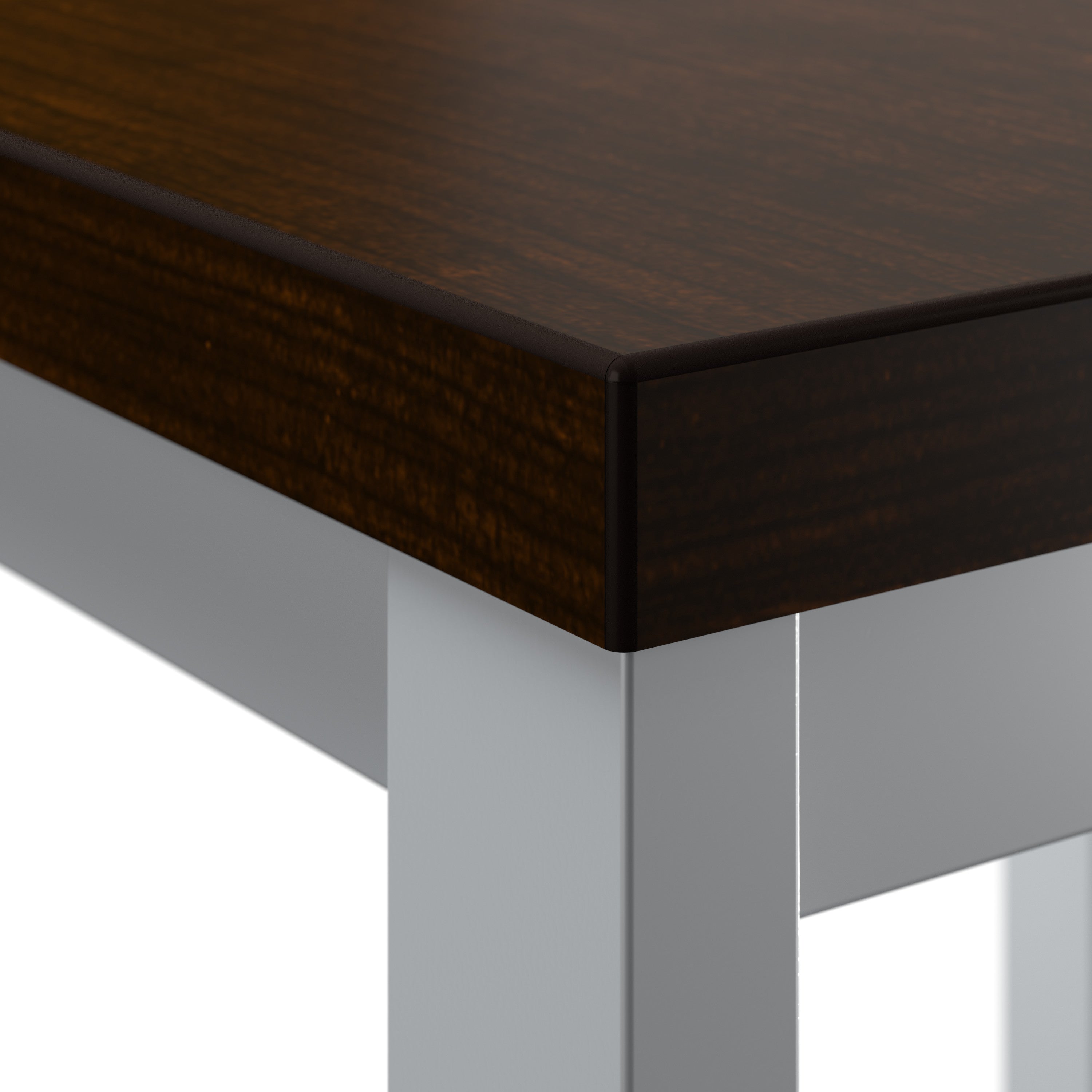 Bush Business Furniture Arrive Waiting Room End Table in Mocha Cherry - 23.35" Width x 23.35" Depth x 20.1" Height