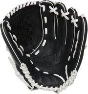 Rawlings Shut Out Series 12-Inch Softball Glove  - Right Hand Thrower - Black/White