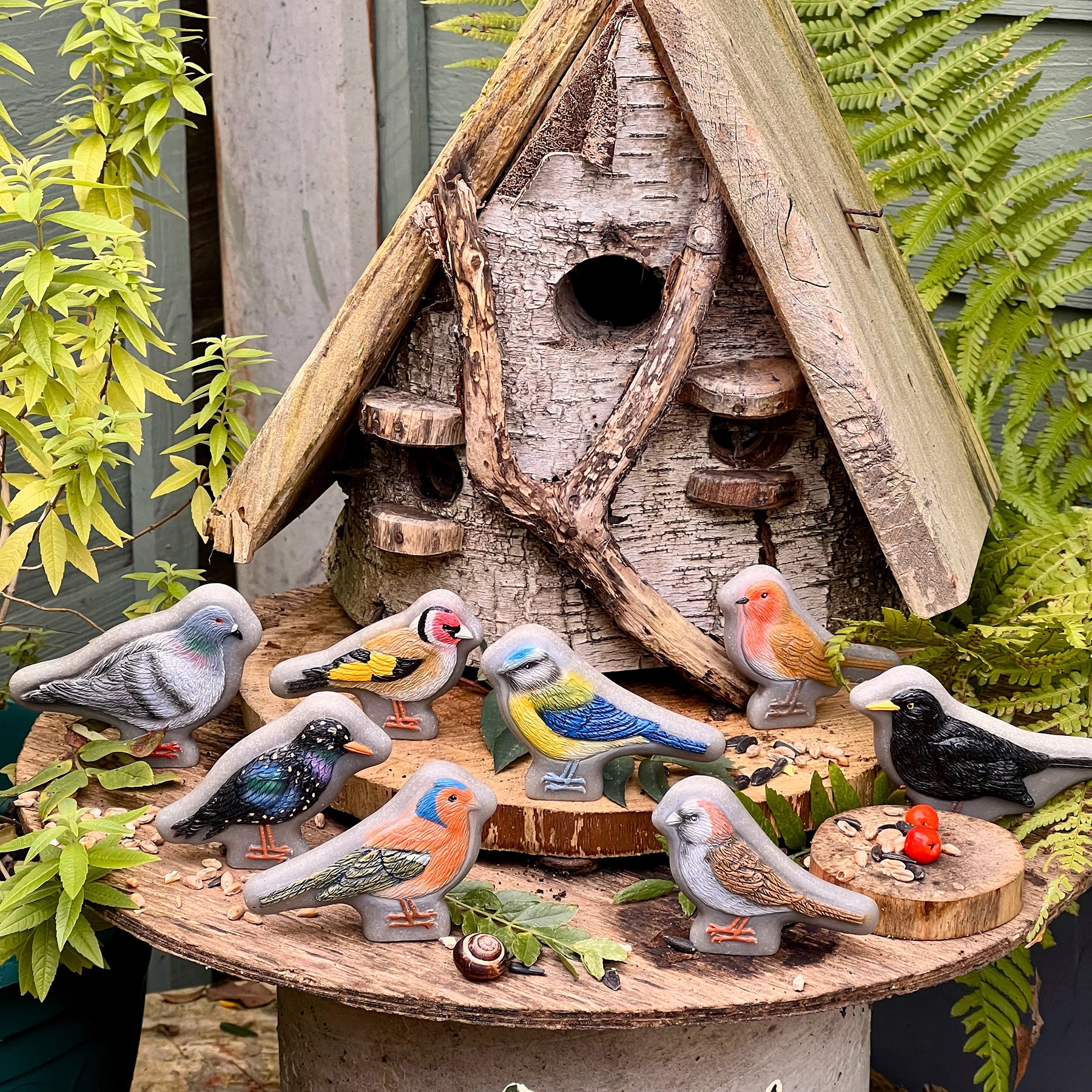 Sensory Play Stones - Birds - Set of 8