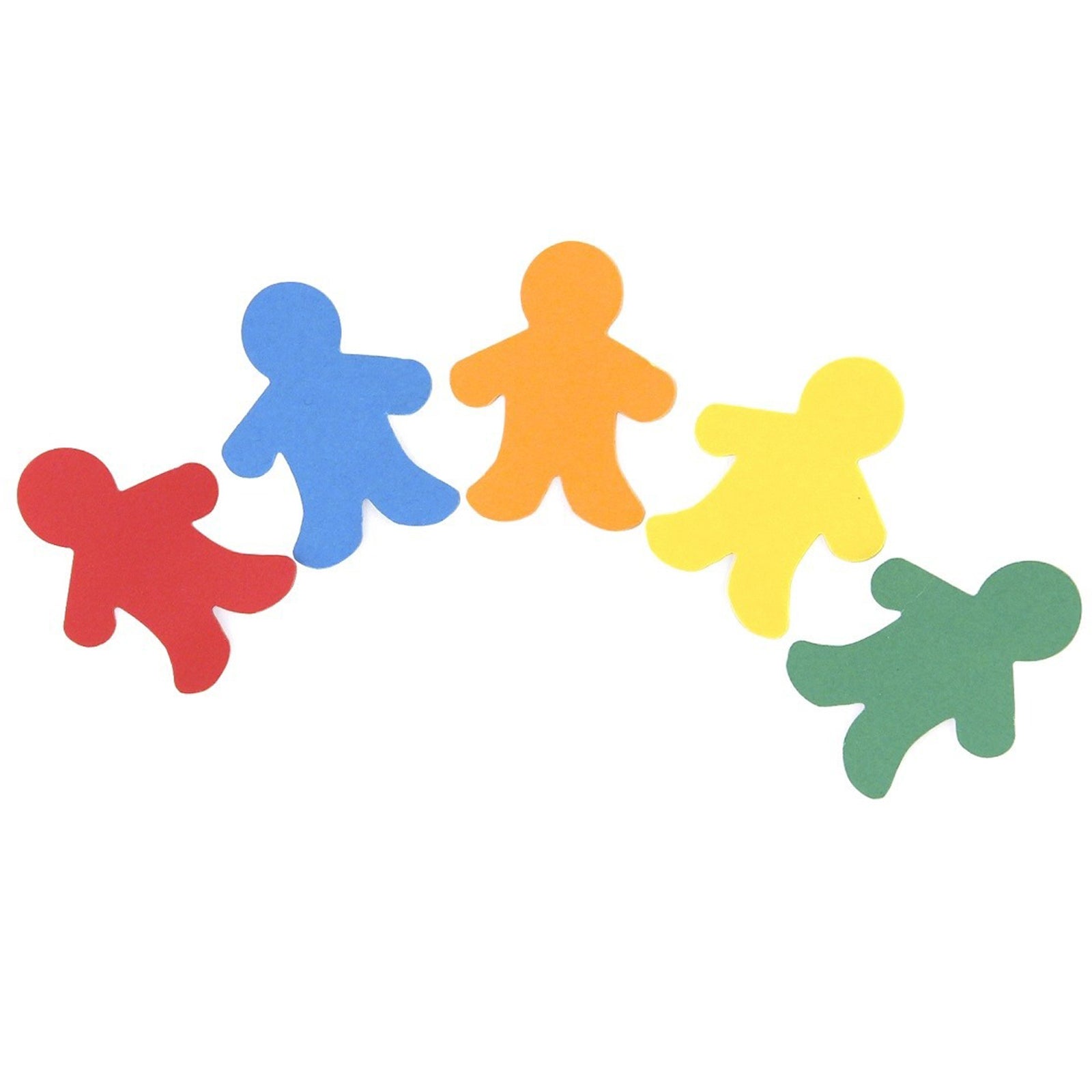 Bright Family Cutouts - Assorted Color Cardstock - 2" Mini-100 count