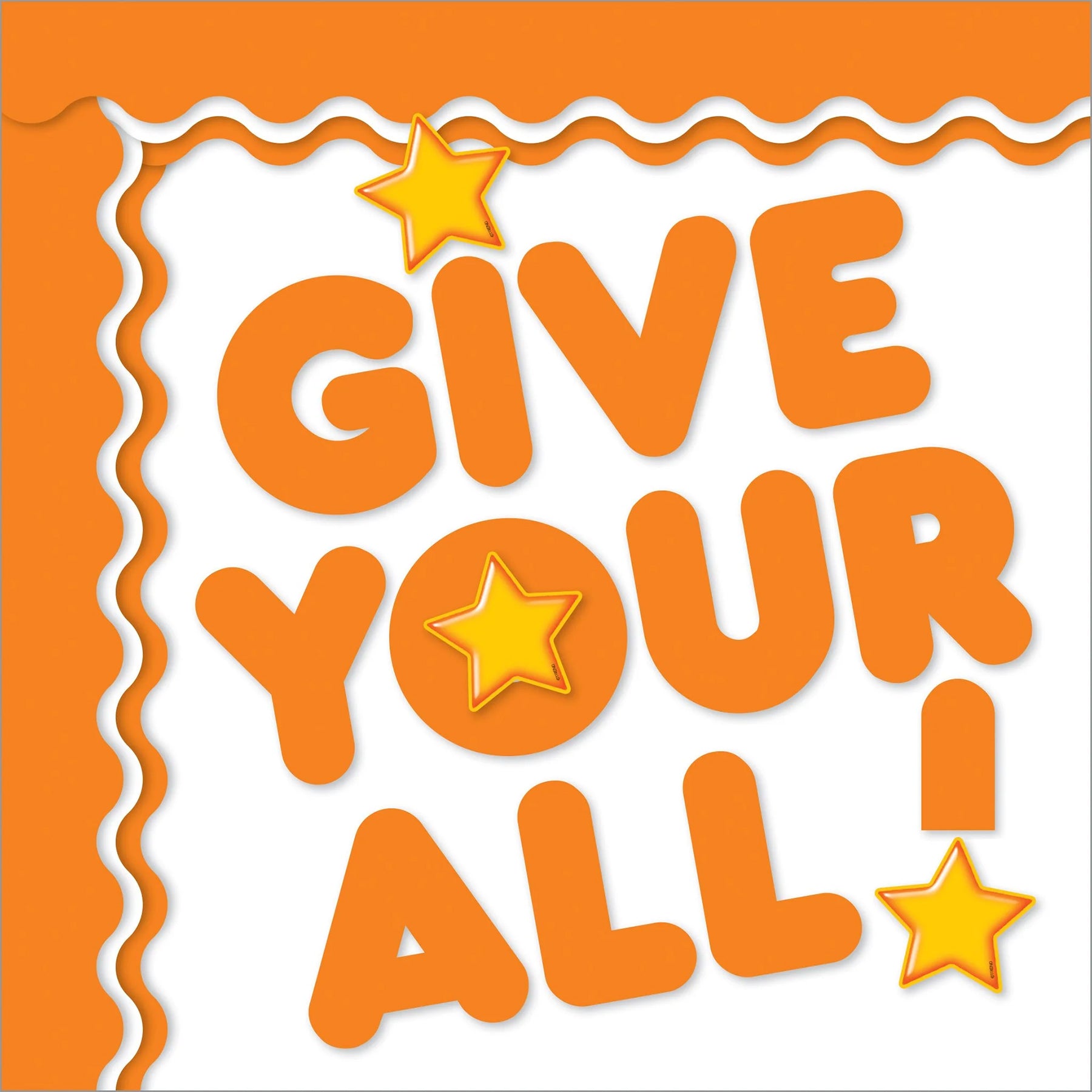 Orange 4" Casual Uppercase Ready Letters®