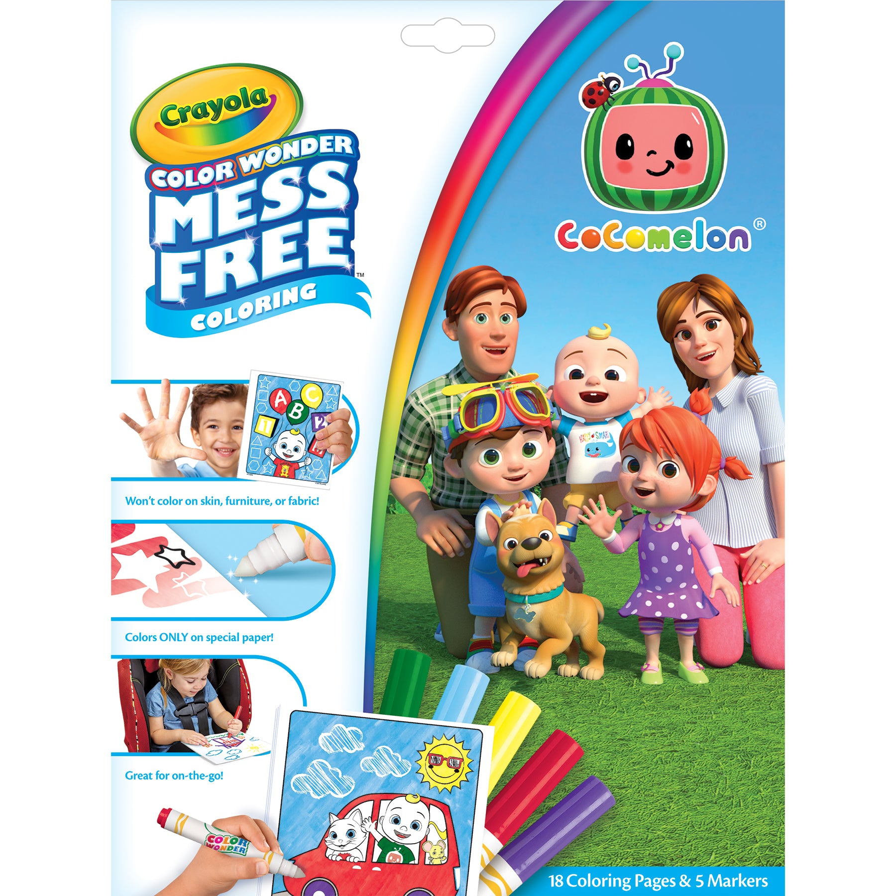 Color Wonder® Coloring Pad & Markers, Cocomelon