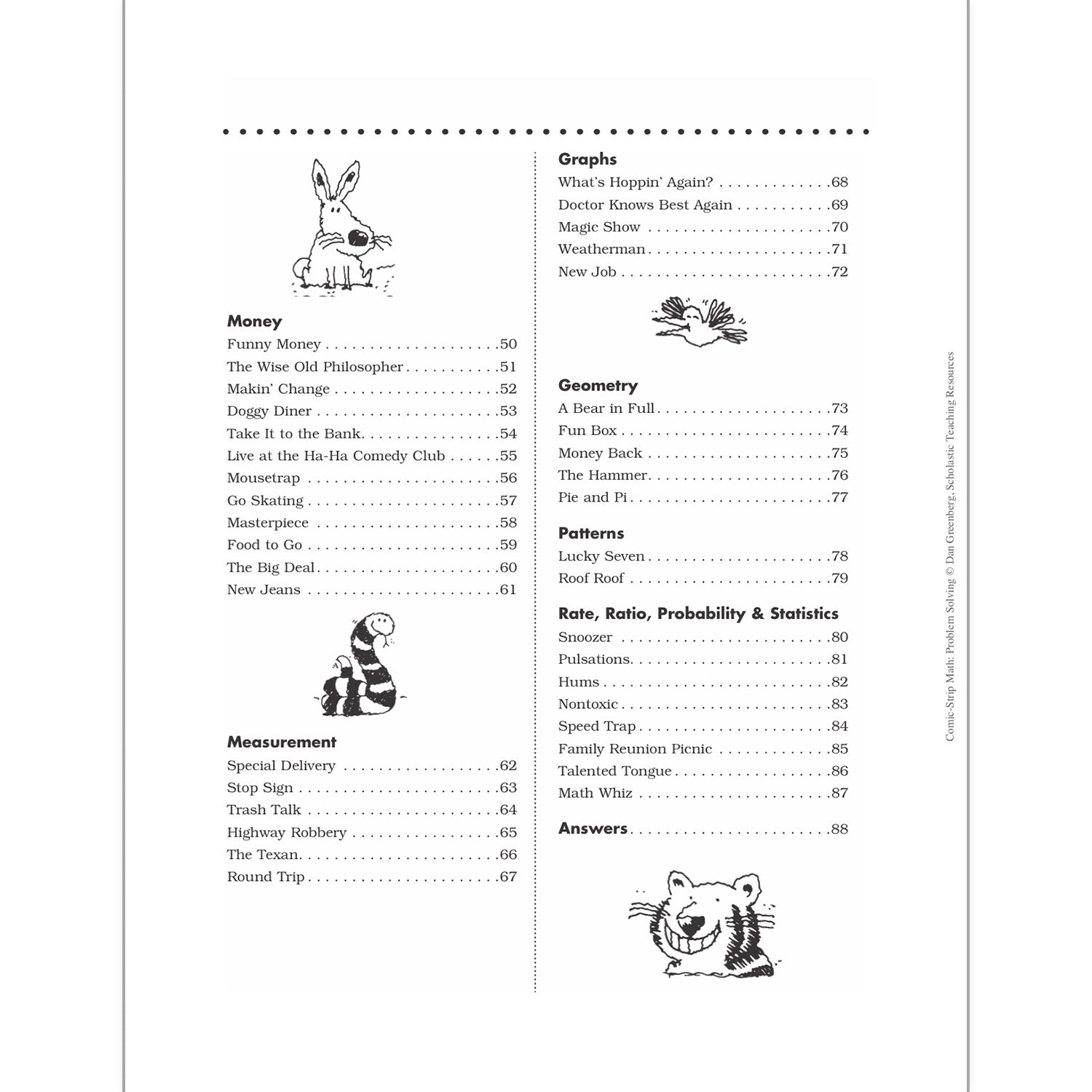 Comic-Strip Math: Problem Solving Book