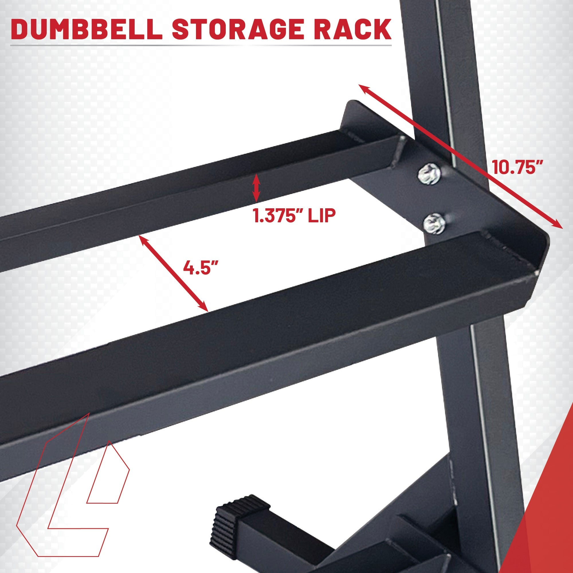 3-Tier Dumbbell Rack