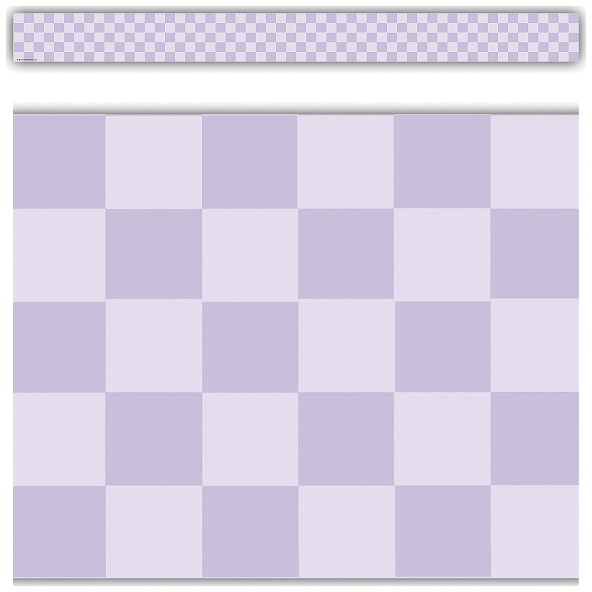 (2 PK) PURPLE CHECKER STRAIGHT TRIM
