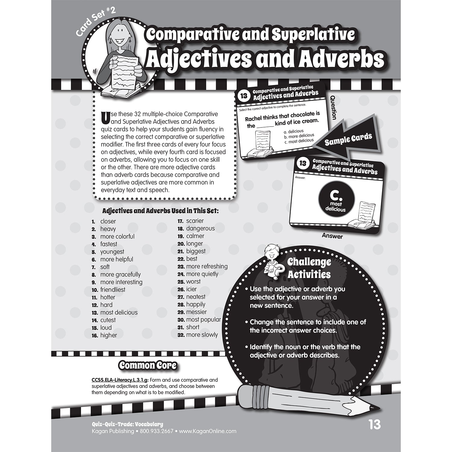 Quiz-Quiz-Trade, Vocabulary for Grades 2-6
