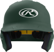 Rawlings Mach Matte Senior Baseball Helmet - Dark Green