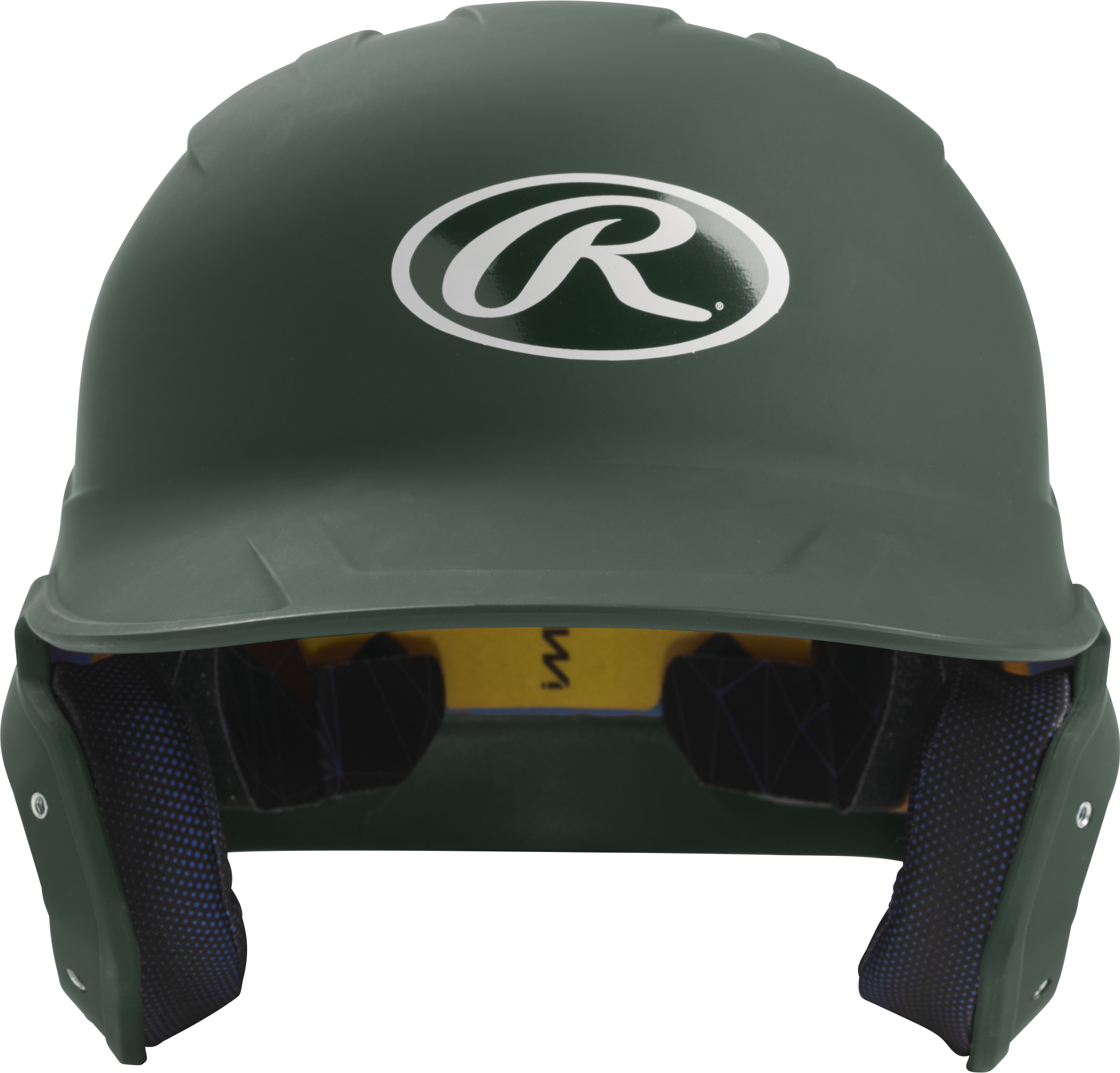 Rawlings Mach Matte Senior Baseball Helmet - Dark Green