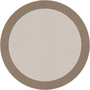Easy Going 7'7" Round area rug in color Neutral