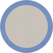 Easy Going 7'7" Round area rug in color Light Blue
