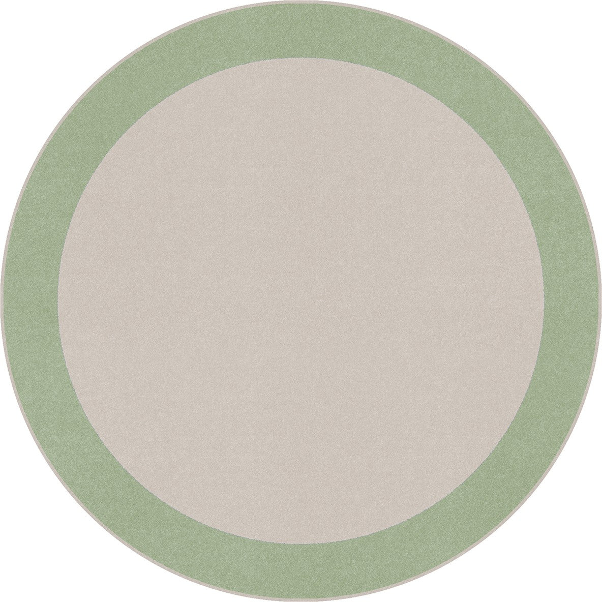 Easy Going 5'4" Round area rug in color Sage