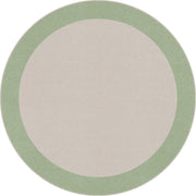 Easy Going 5'4" Round area rug in color Sage