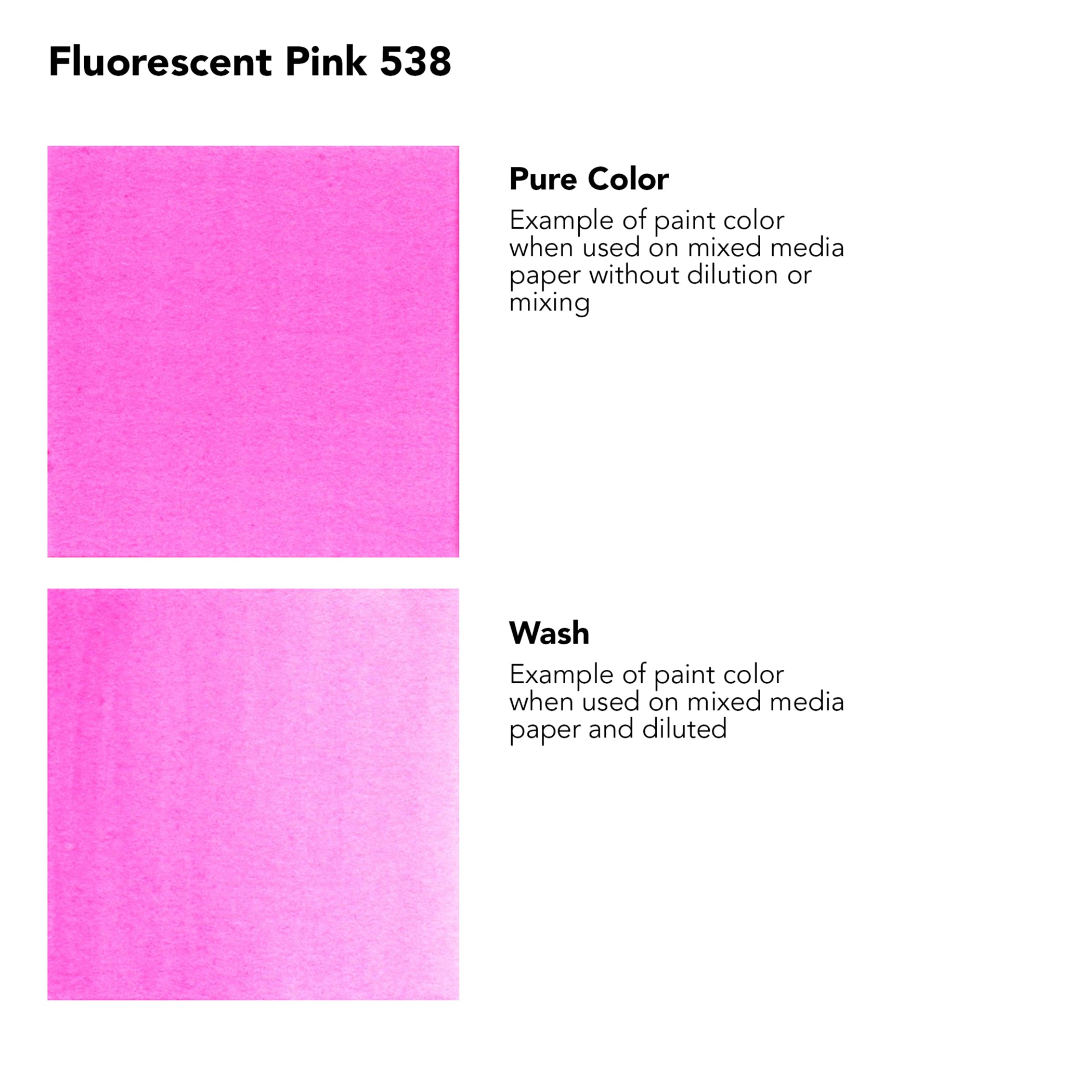 FW Acrylic Ink, Fluorescent Pink, 29.5ml, 1 Count
