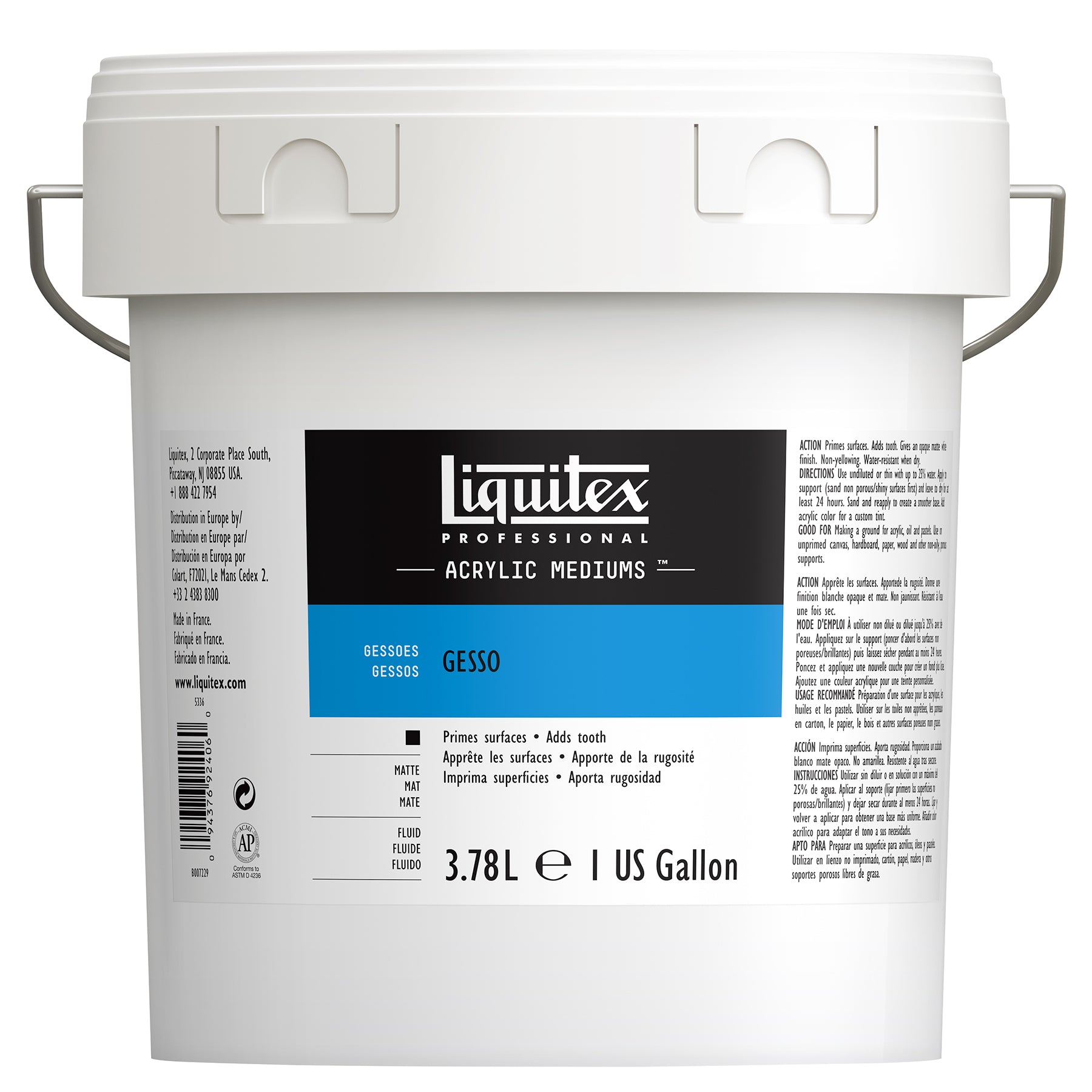 White Gesso - 3.78L (gallon/128 oz)