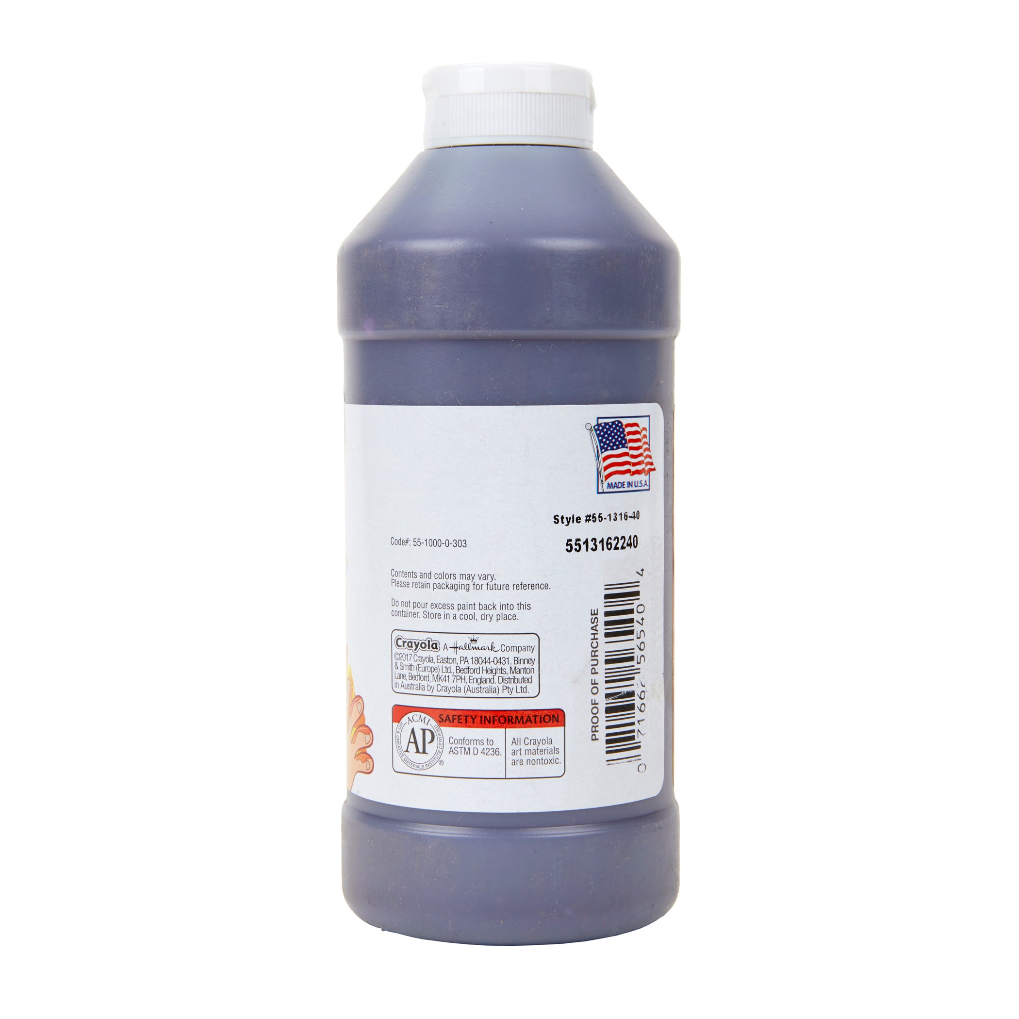 Washable Finger Paint, Violet, 16 oz