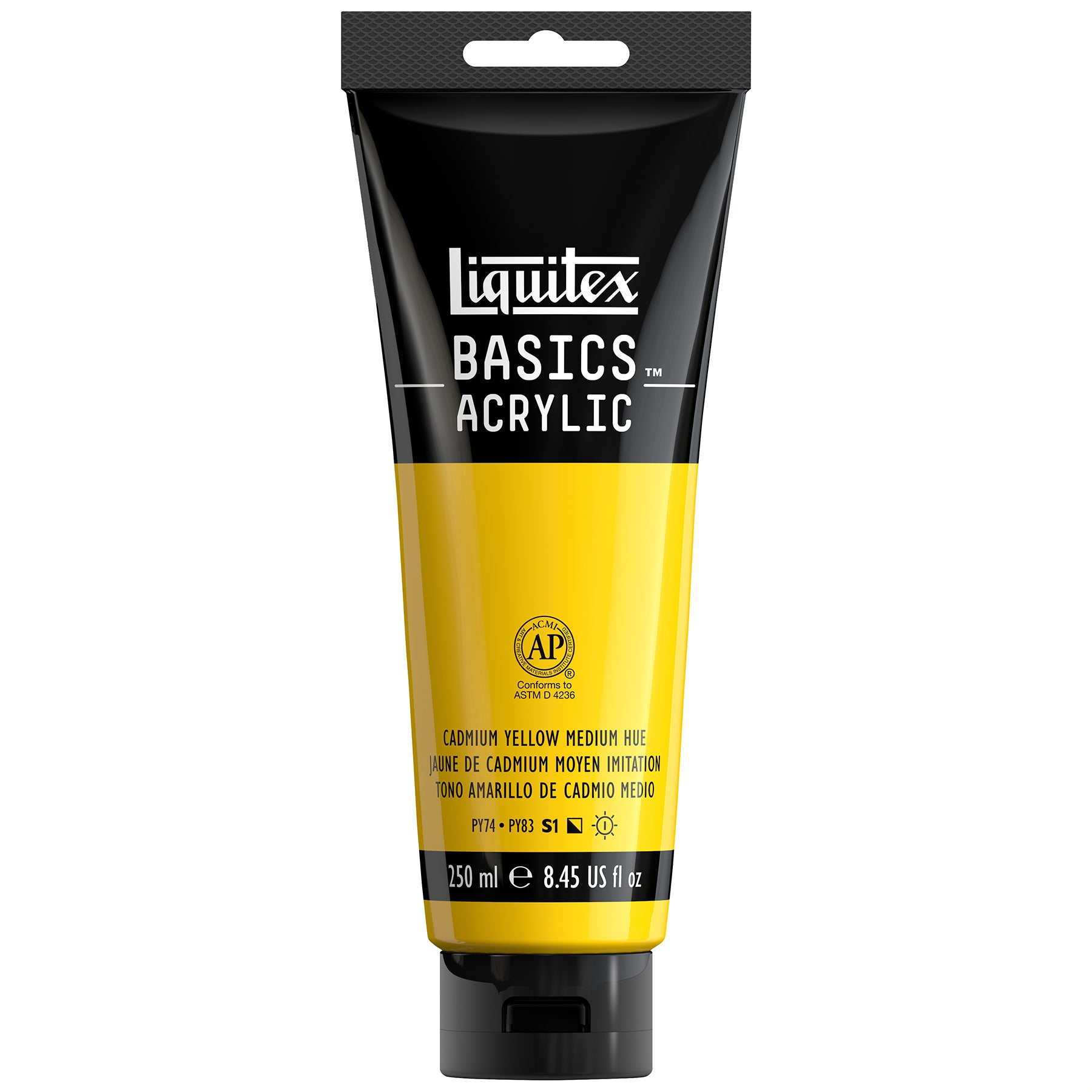 LQ BASICS 250ml tube - Cadmium Yellow Medium Hue