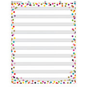 Confetti 10 Pocket Chart (34" x 44")