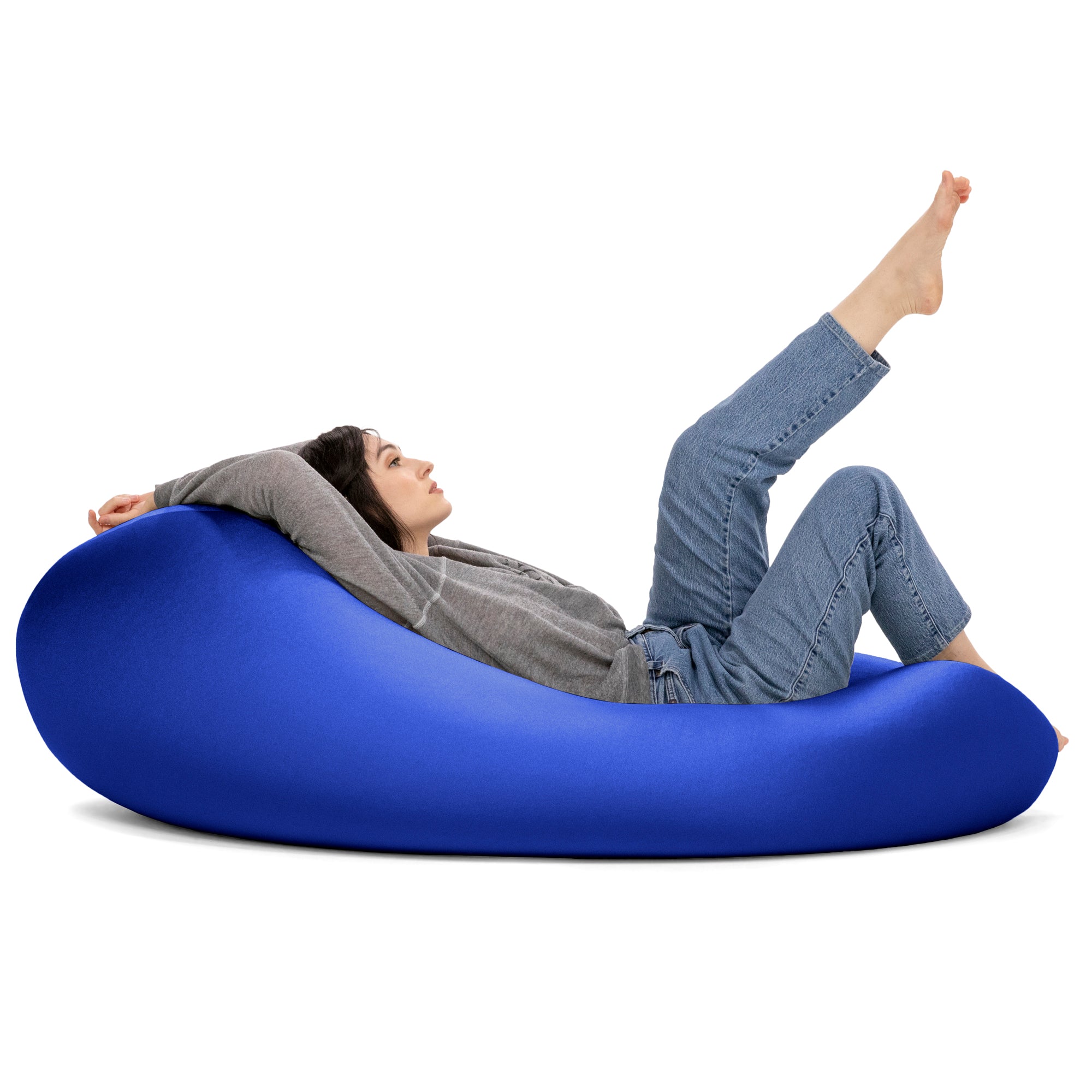 Nimbus Spandex Bean Bag Chair, Large, Royal Blue