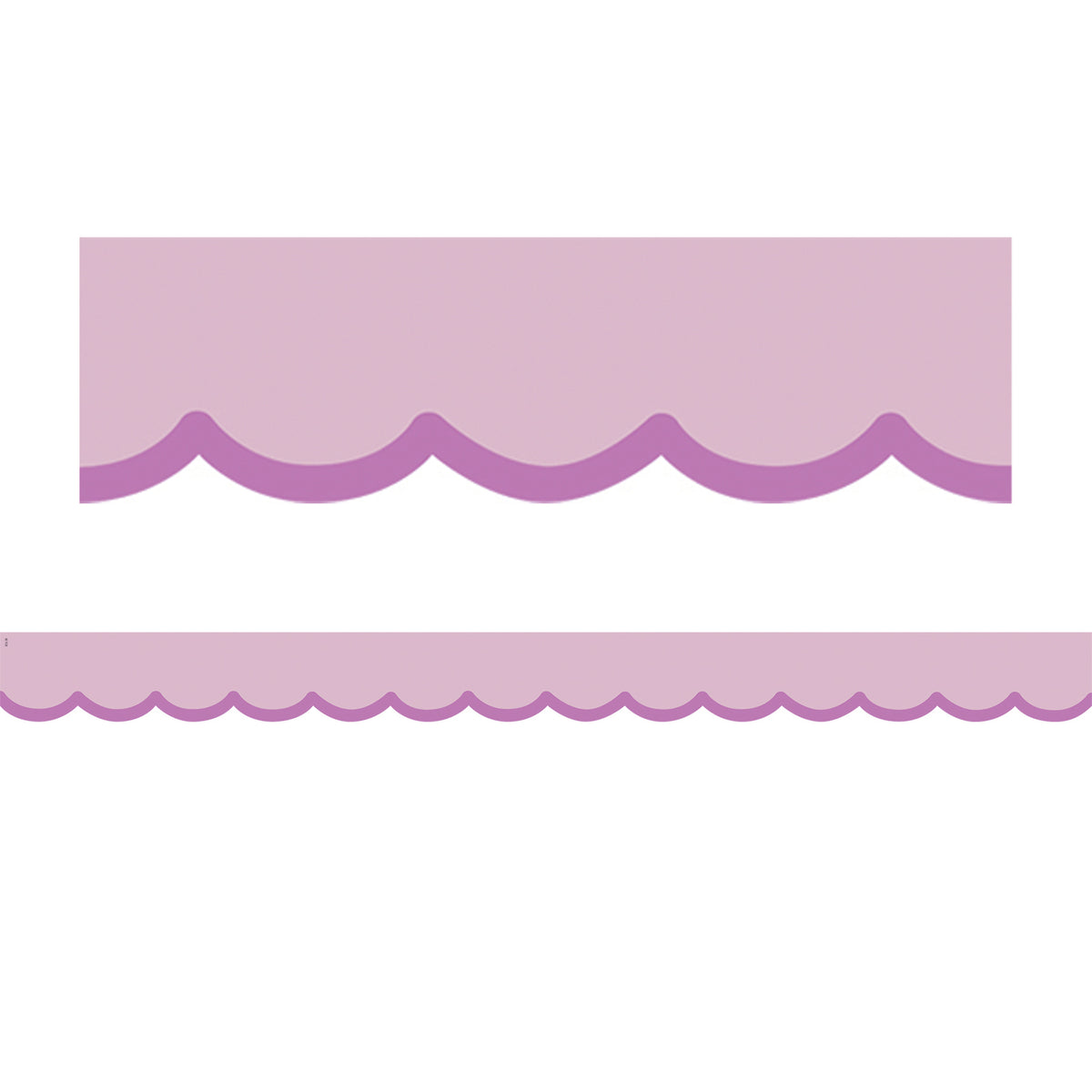 (2 PK) PURPLE SCALLOPS DIECUT TRIM