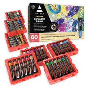 GOUACHE ACRYLIC PAINT SET 60 PC