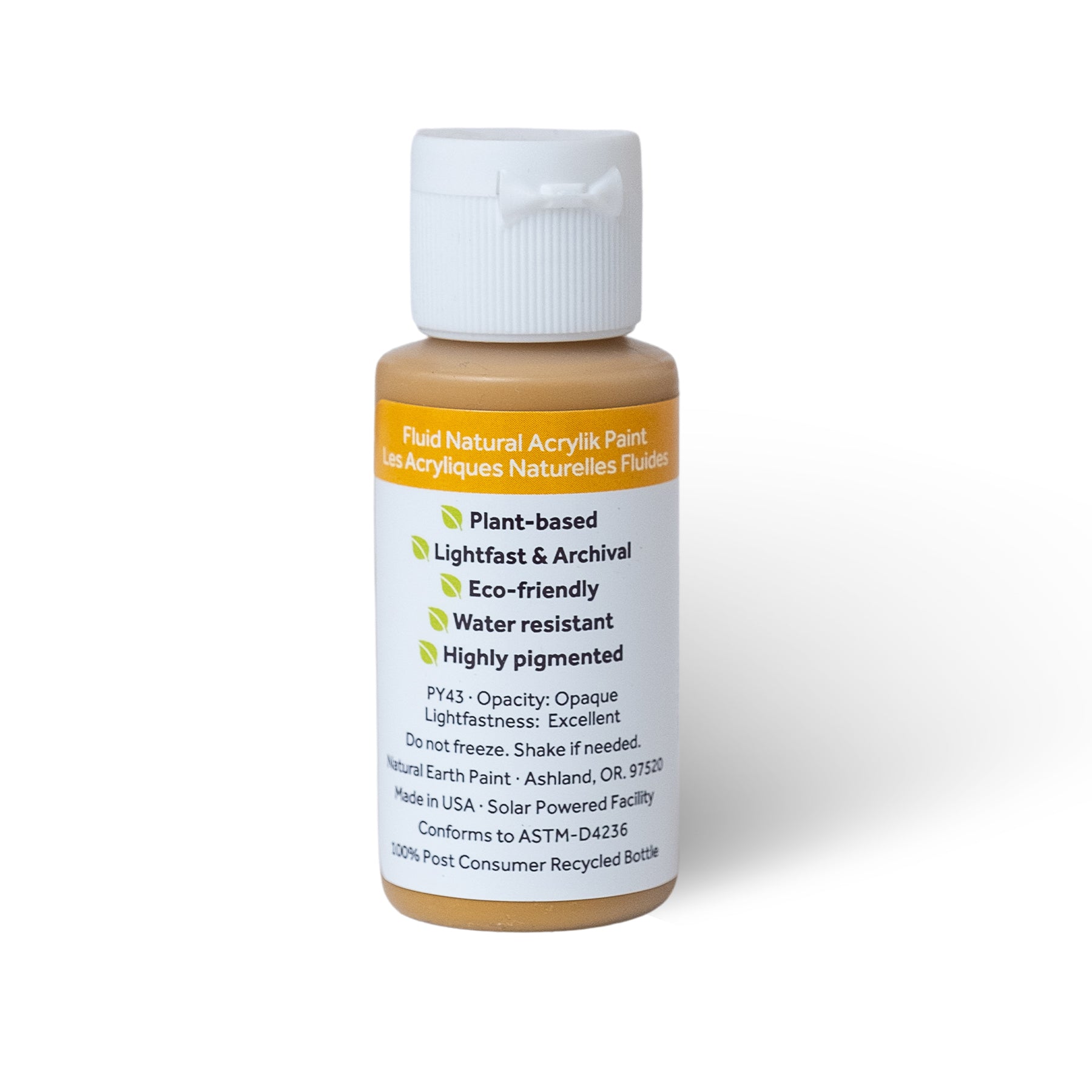 Natural Fluid Acrylik - 1 oz - Yellow Ochre