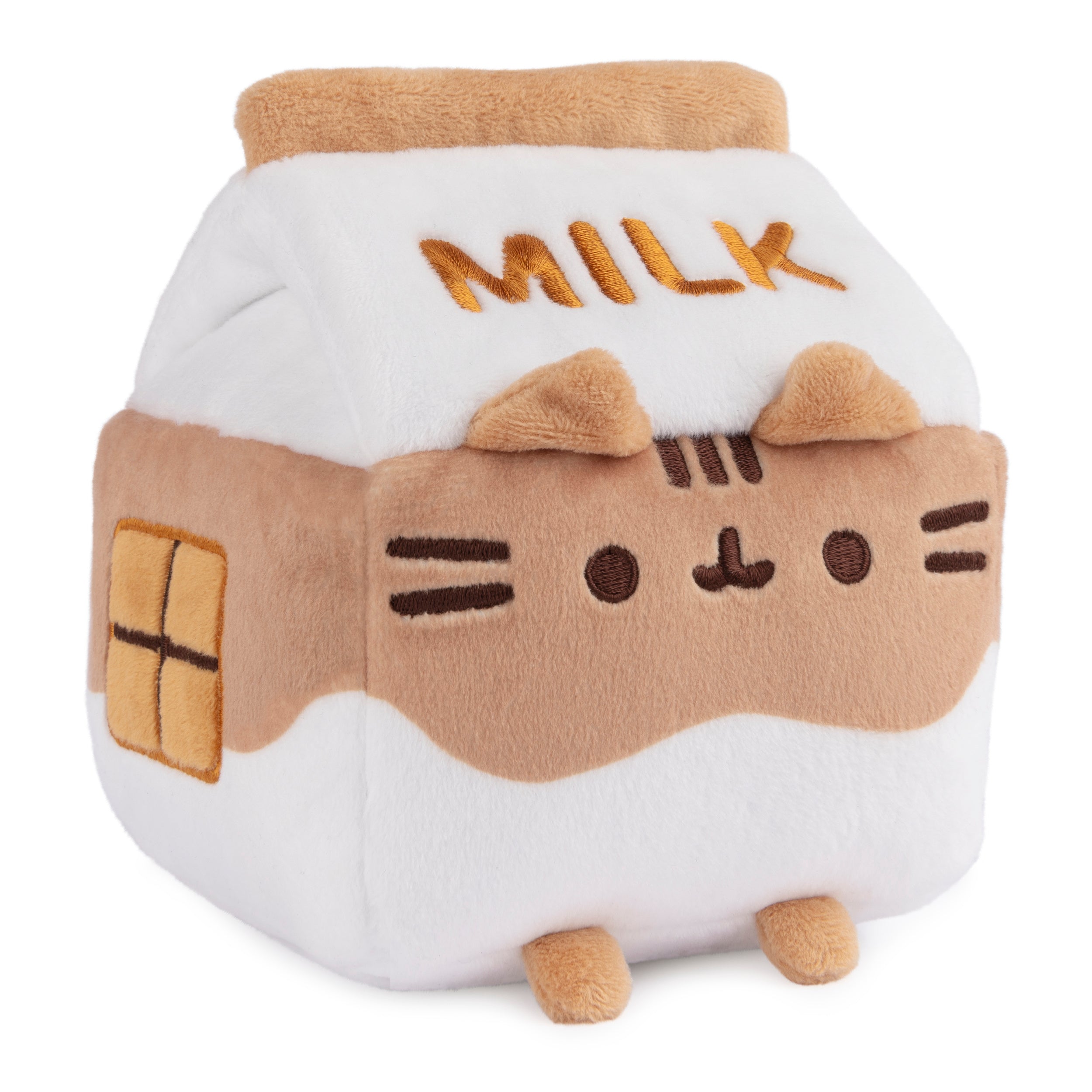 GUND Pusheen Chocolate Milk Plush Cat Stuffed Animal for Ages 8 and Up, Brown/White, 6”