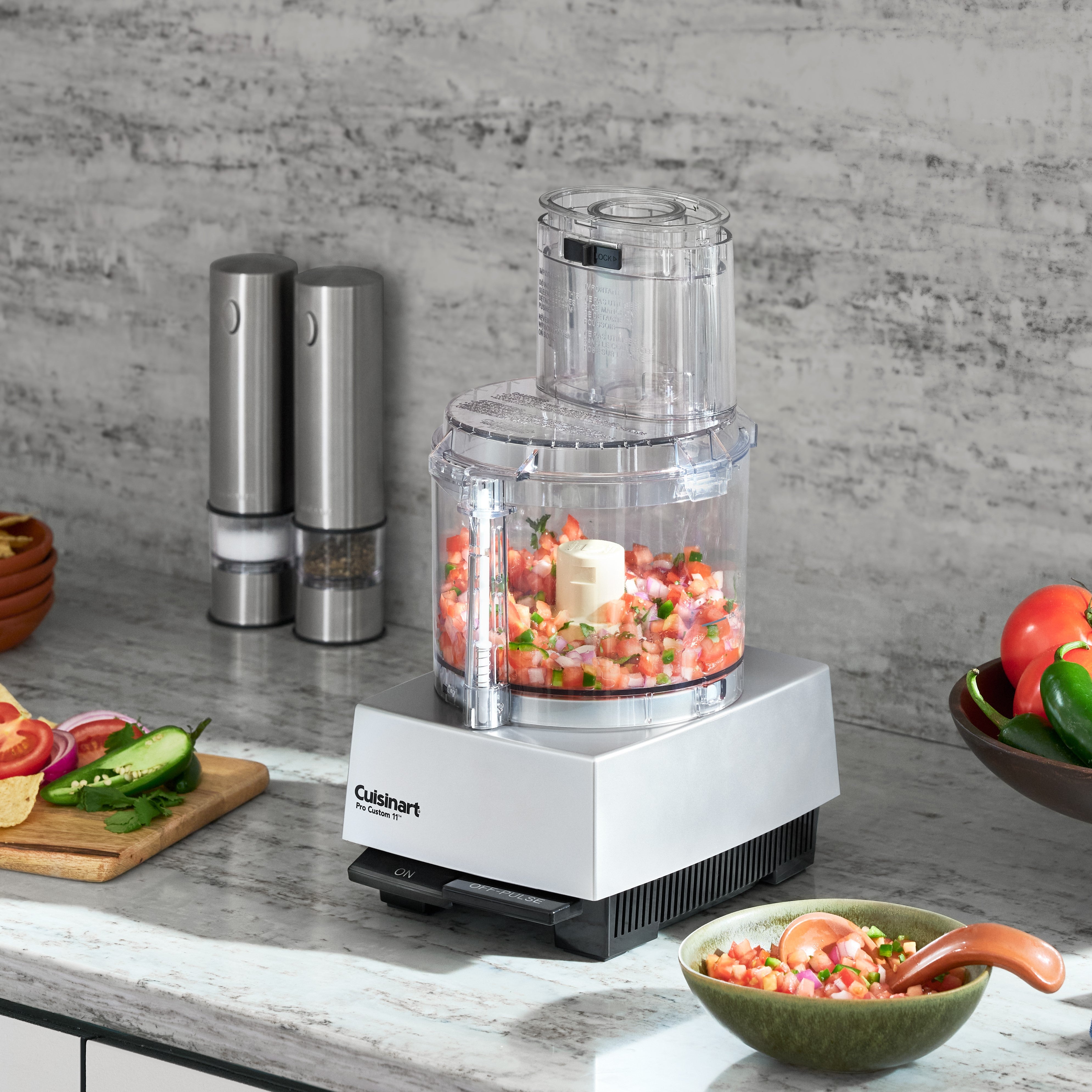 Pro Custom 11 Cup Food Processor - Brushed Chrome P1