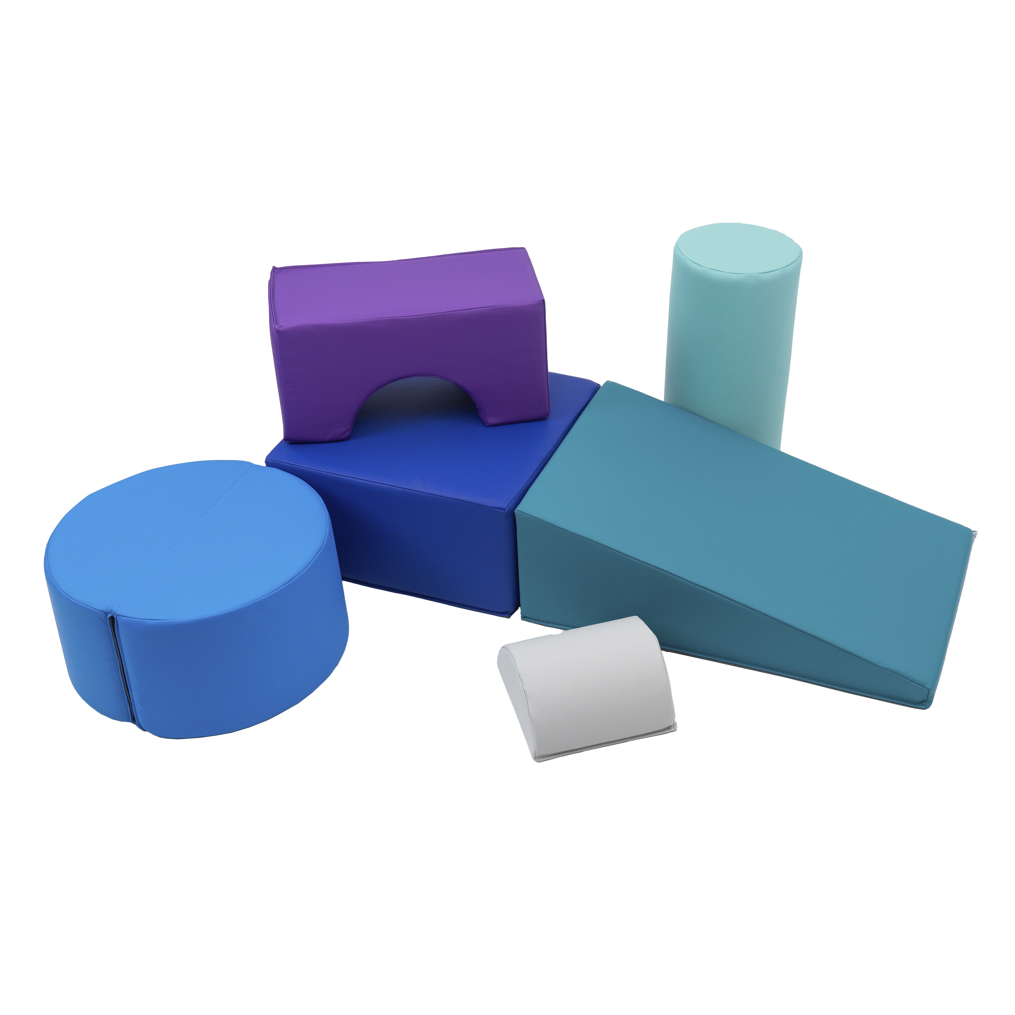 SoftScape Playtime and Climb, 6-Piece - Contemporary/Purple