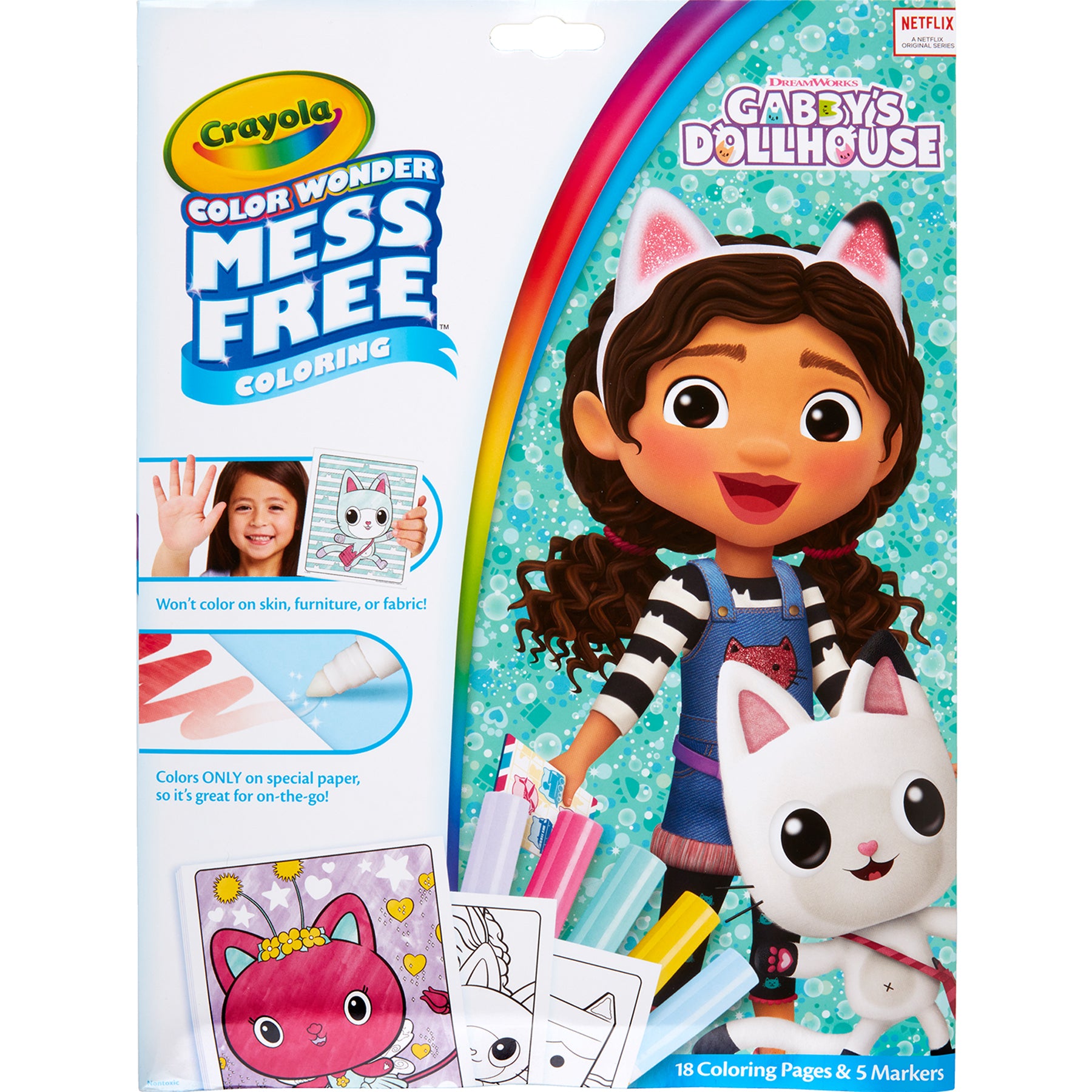 Color Wonder® Coloring Pad & Markers, Gabby's Dollhouse