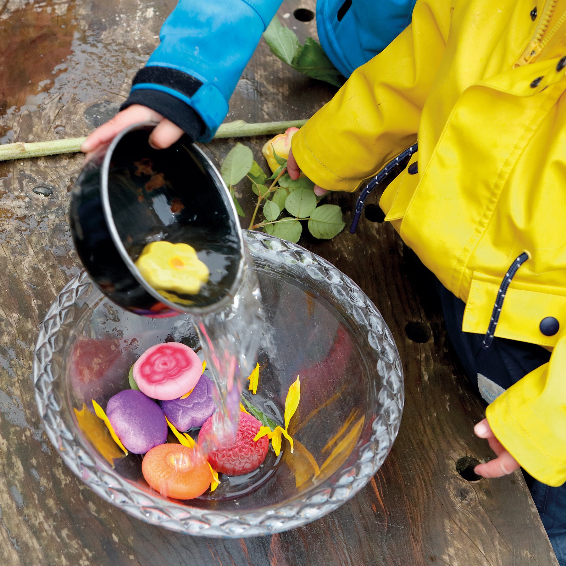 Sensory Play Stones – Flowers, Set of 8