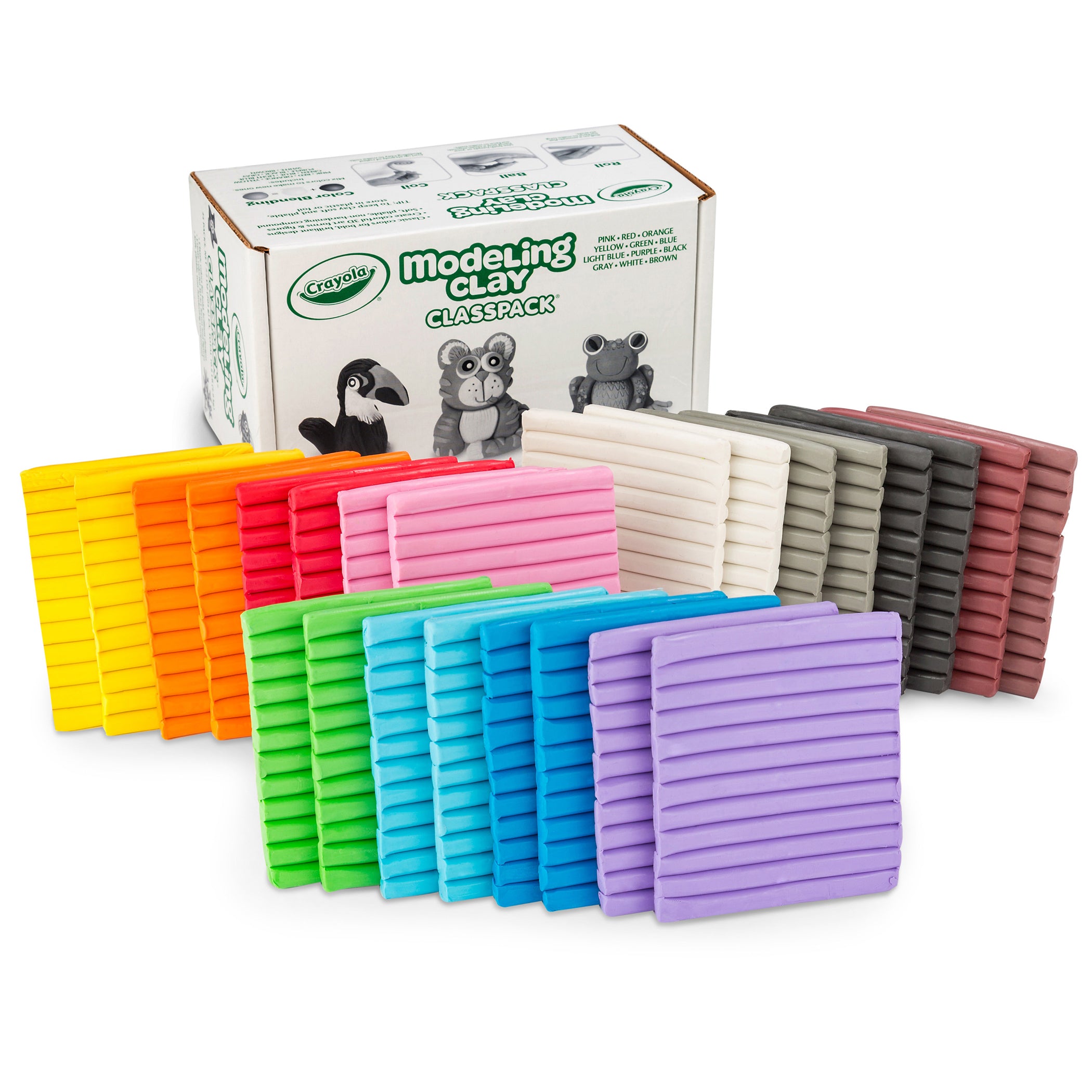 Modeling Clay Classpack, Assorted Colors, 288 Count