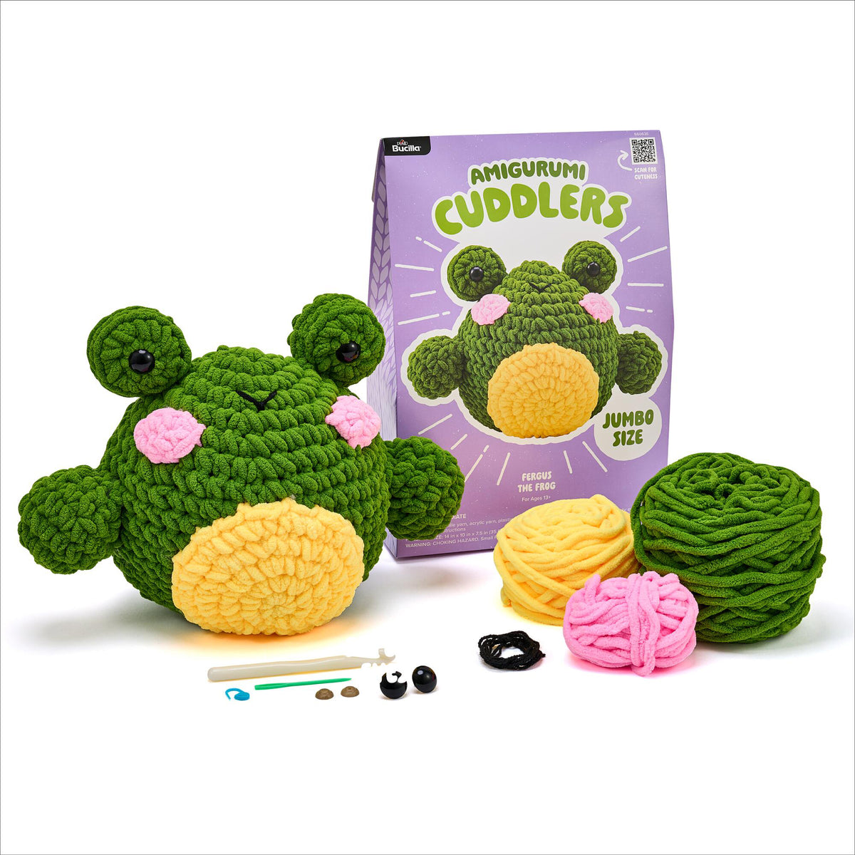FERGUS THE FROG CROCHET KIT