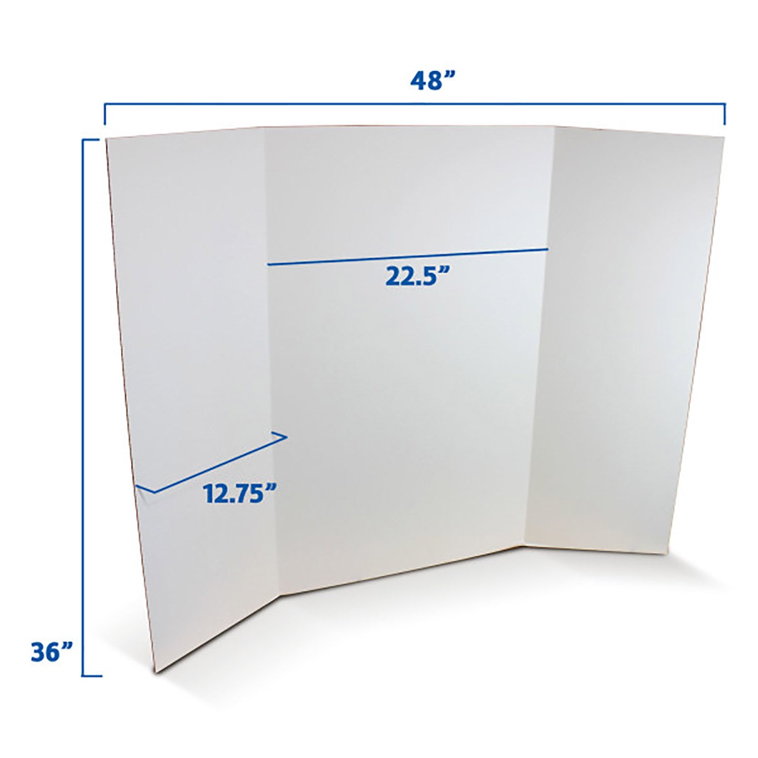 Corrugated Project Board, 1-Ply, 36" x 48", White, Box of 24