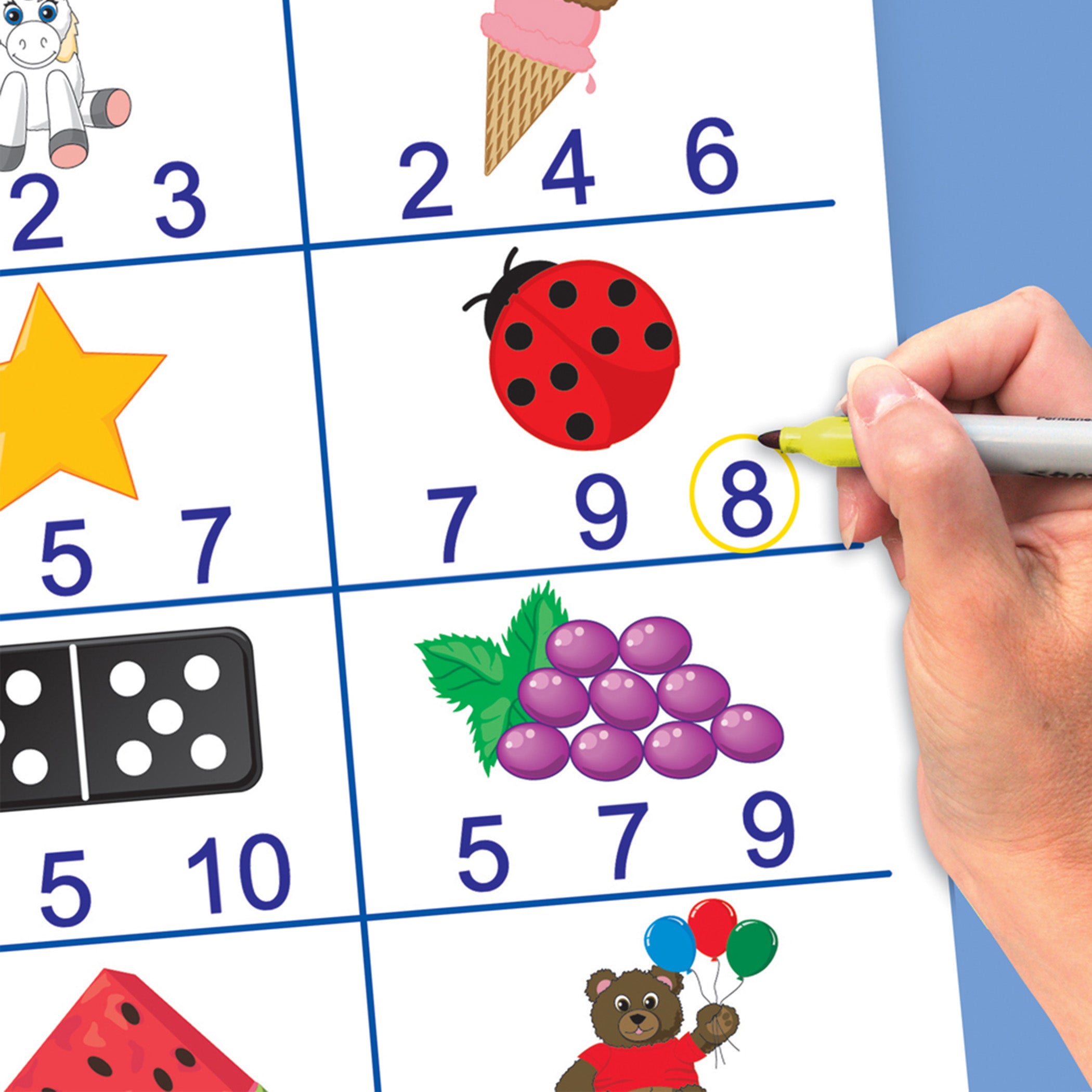 Number Sense Curriculum Mastery® Flip Chart, 10 Pages
