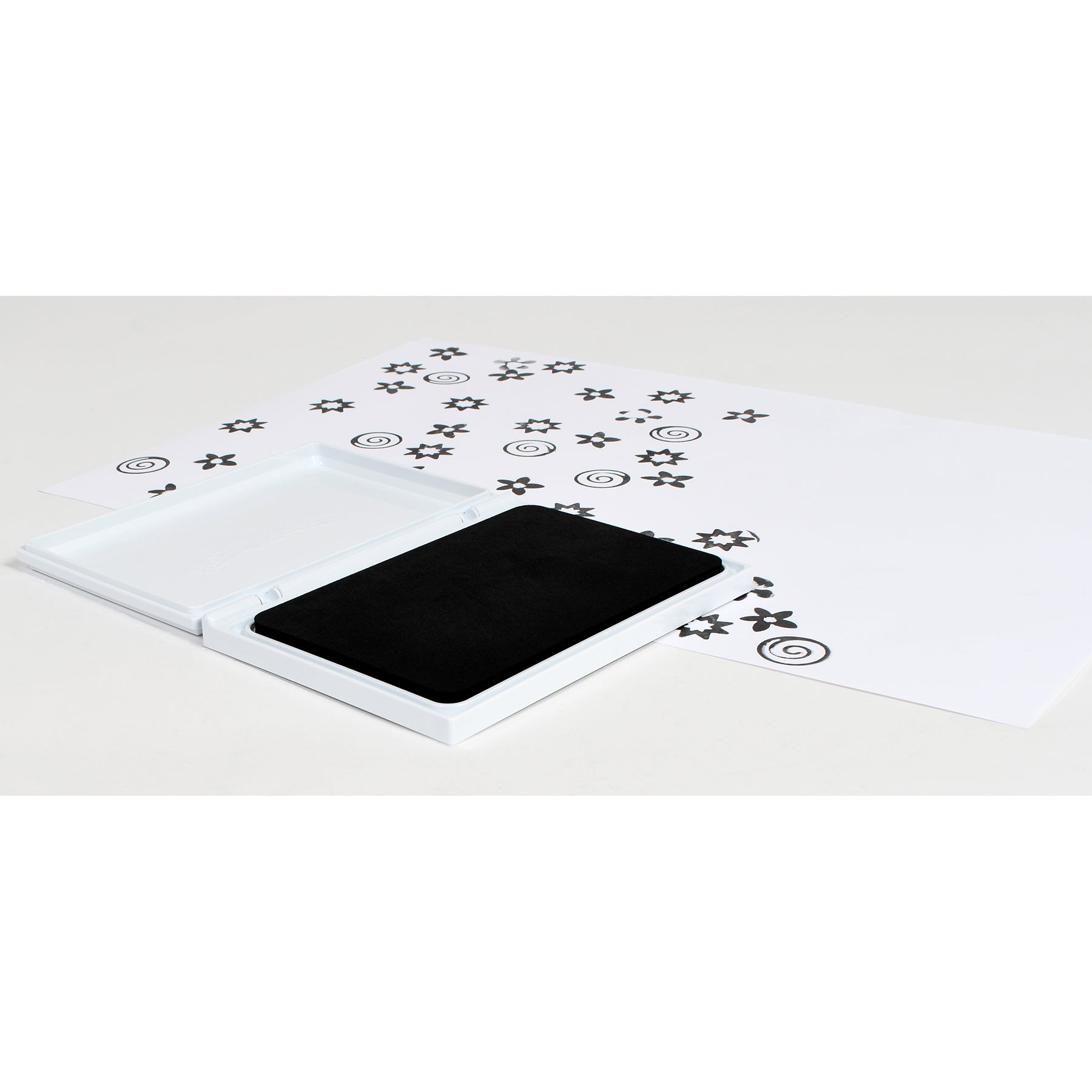 Jumbo Washable Stamp Pad - Black - 6.2"L x 4.1"W